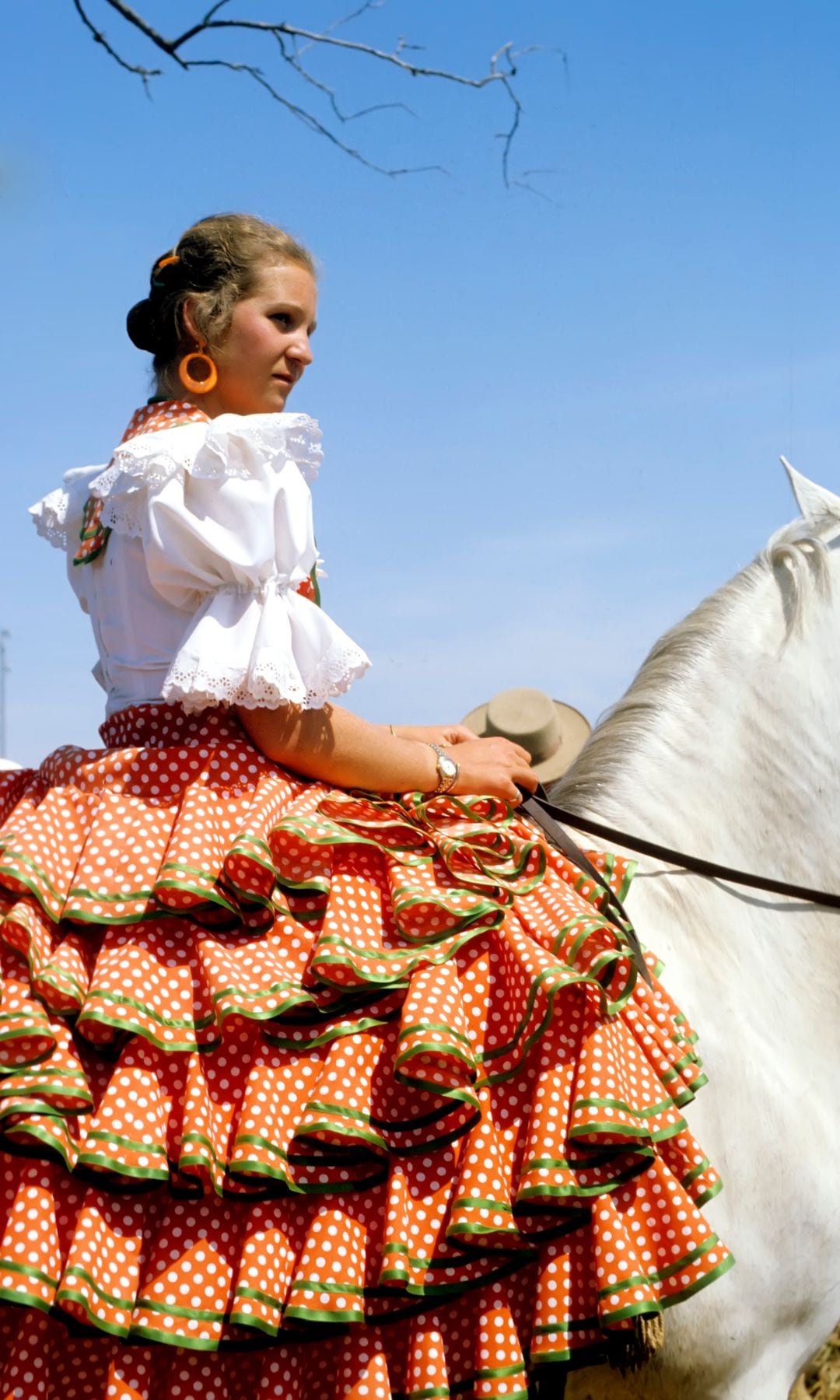 La infanta Elena en el Rocío en 1984
