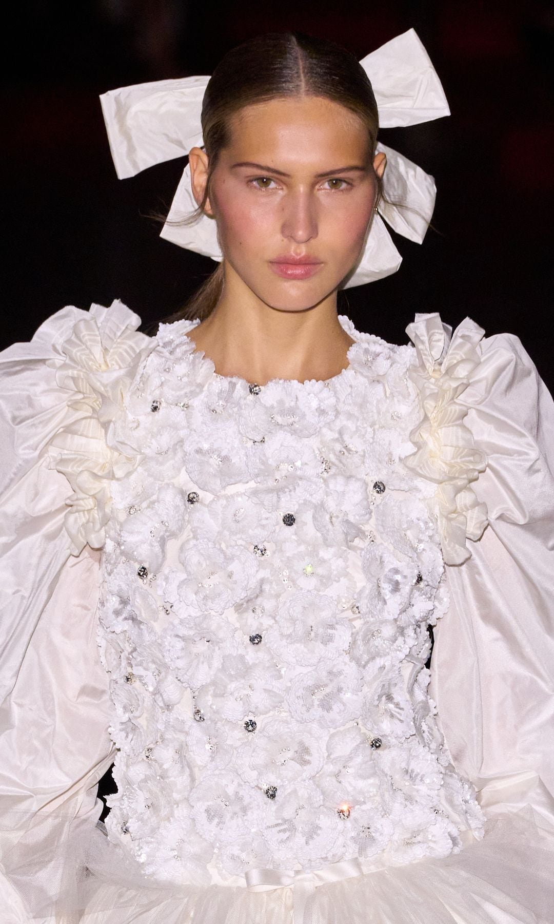Angelina Kendall, en el desfile de Chanel Alta Costura