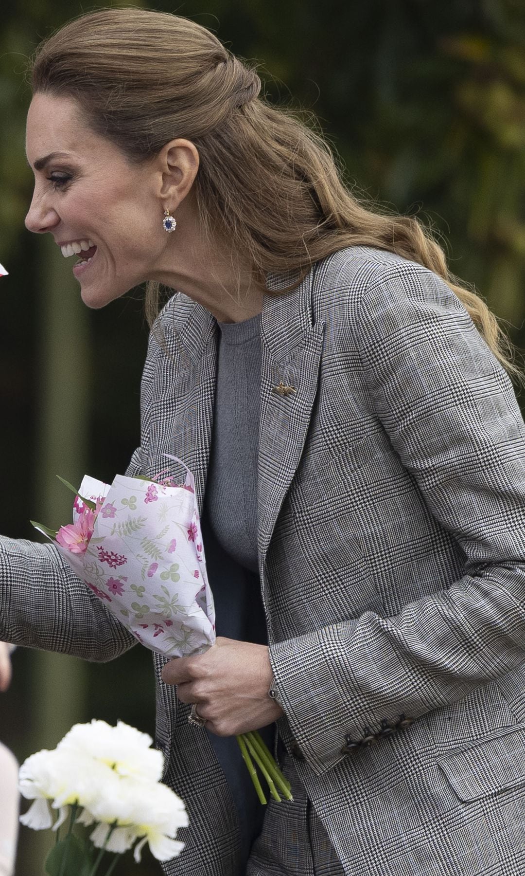 Kate Middletton en su visita a la base militar de Lincolnshire 