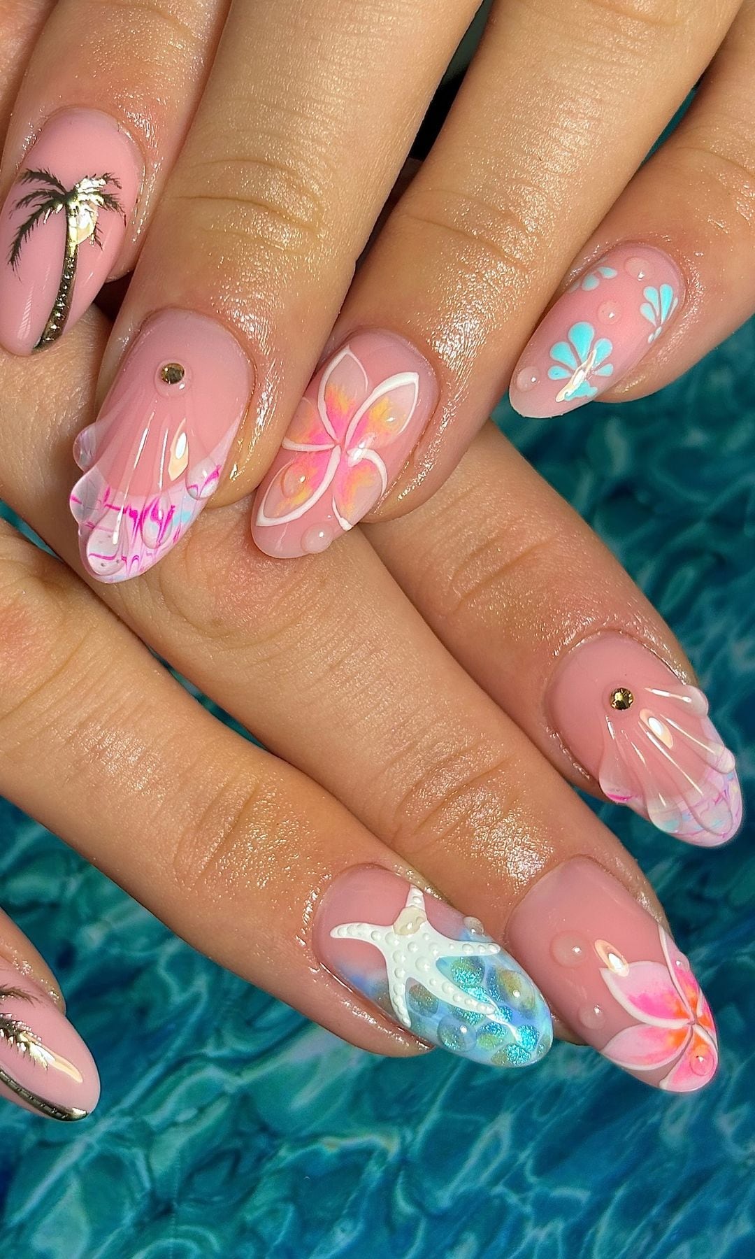 Manicura tropical