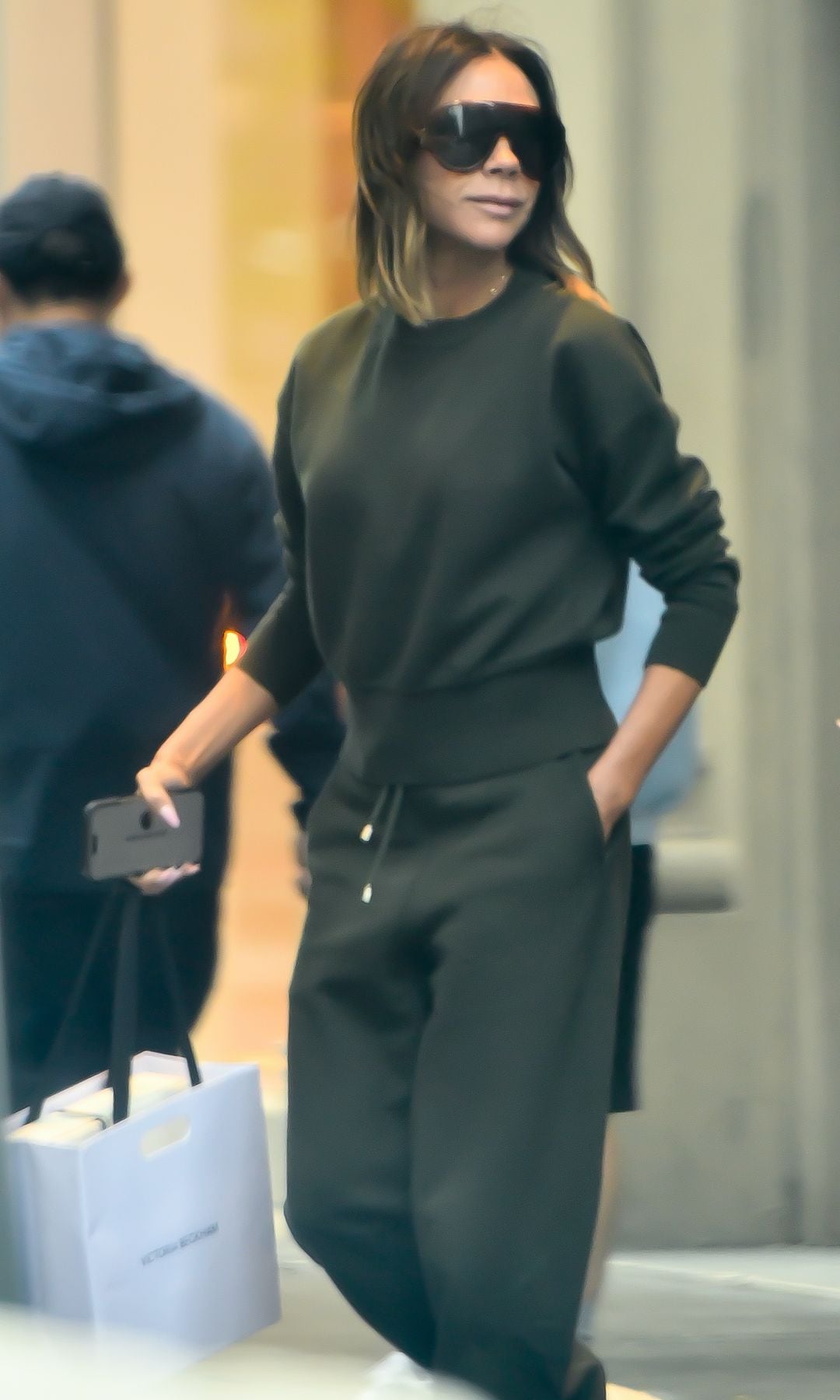Victoria Beckham seen in Manhattan on May 11, 2025 in New York City