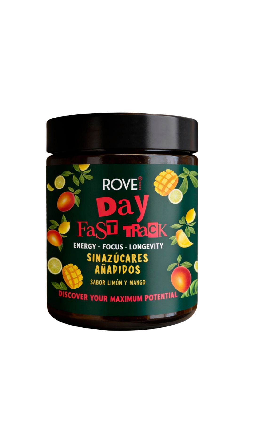 Day Fast Track, con 19 ingredientes que incluyen la vitamina C (75 €), de Rove Vital