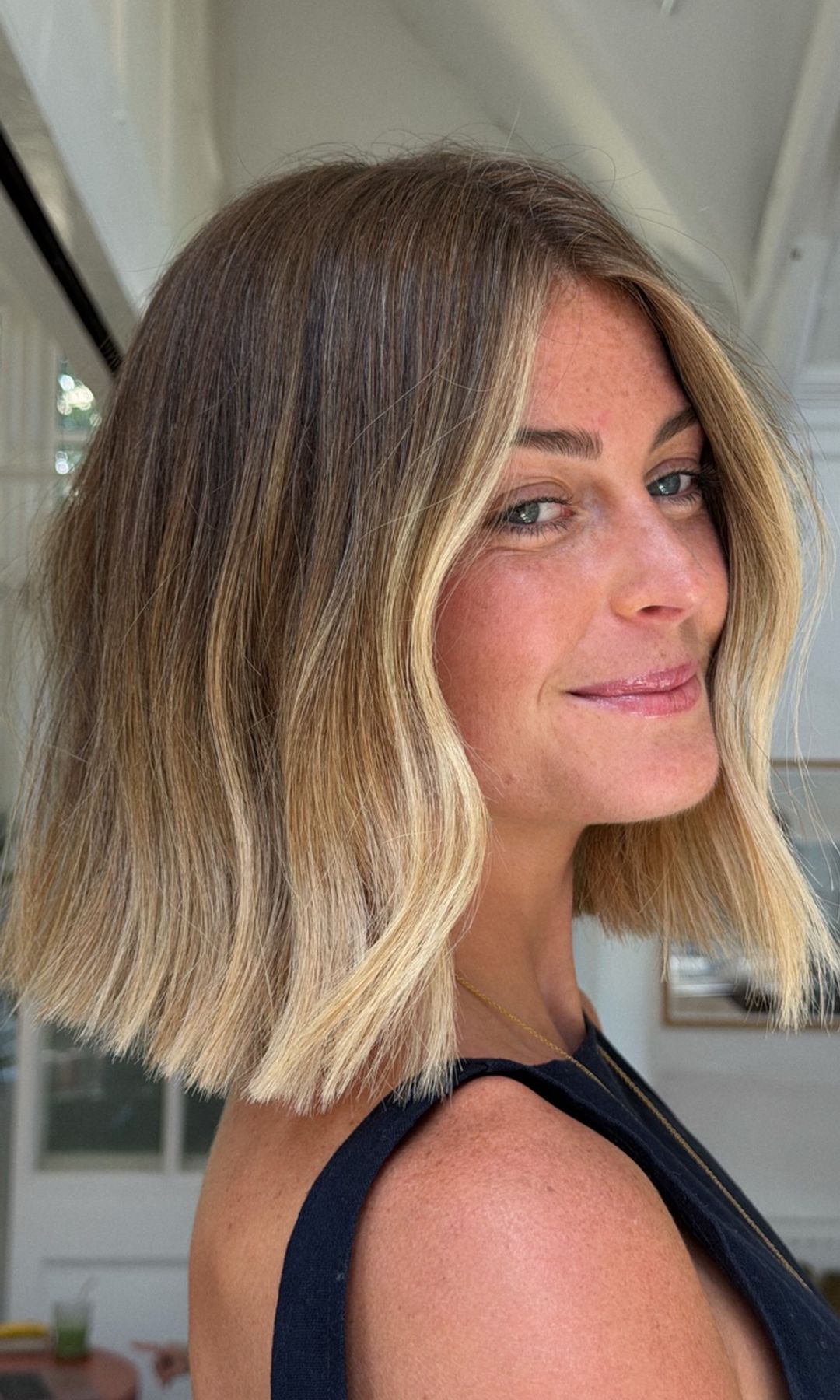 Mechas en tonos rubios