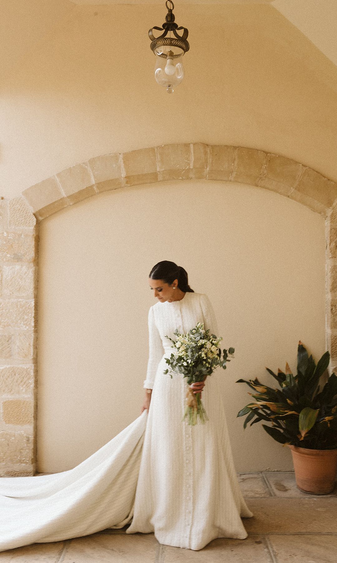 Vestido de novia diseñado por Isabel Hervás