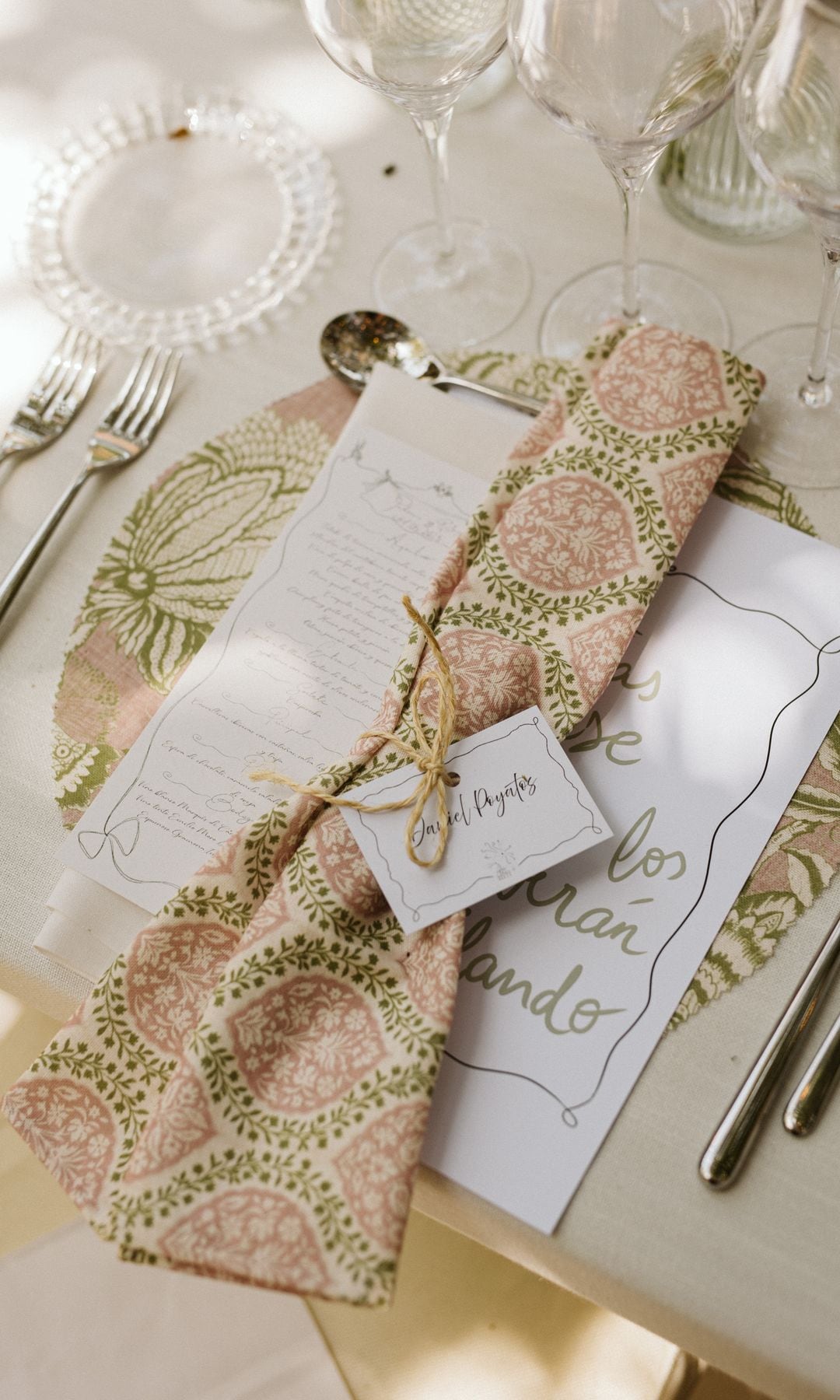 Decoración mesa de Paloma Reguillo