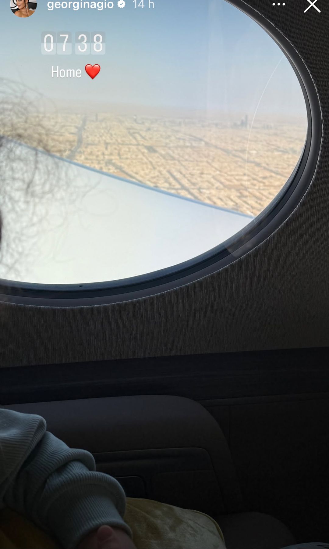 Georgina Rodríguez volvió a casa tras un viaje exprés a Nueva York.