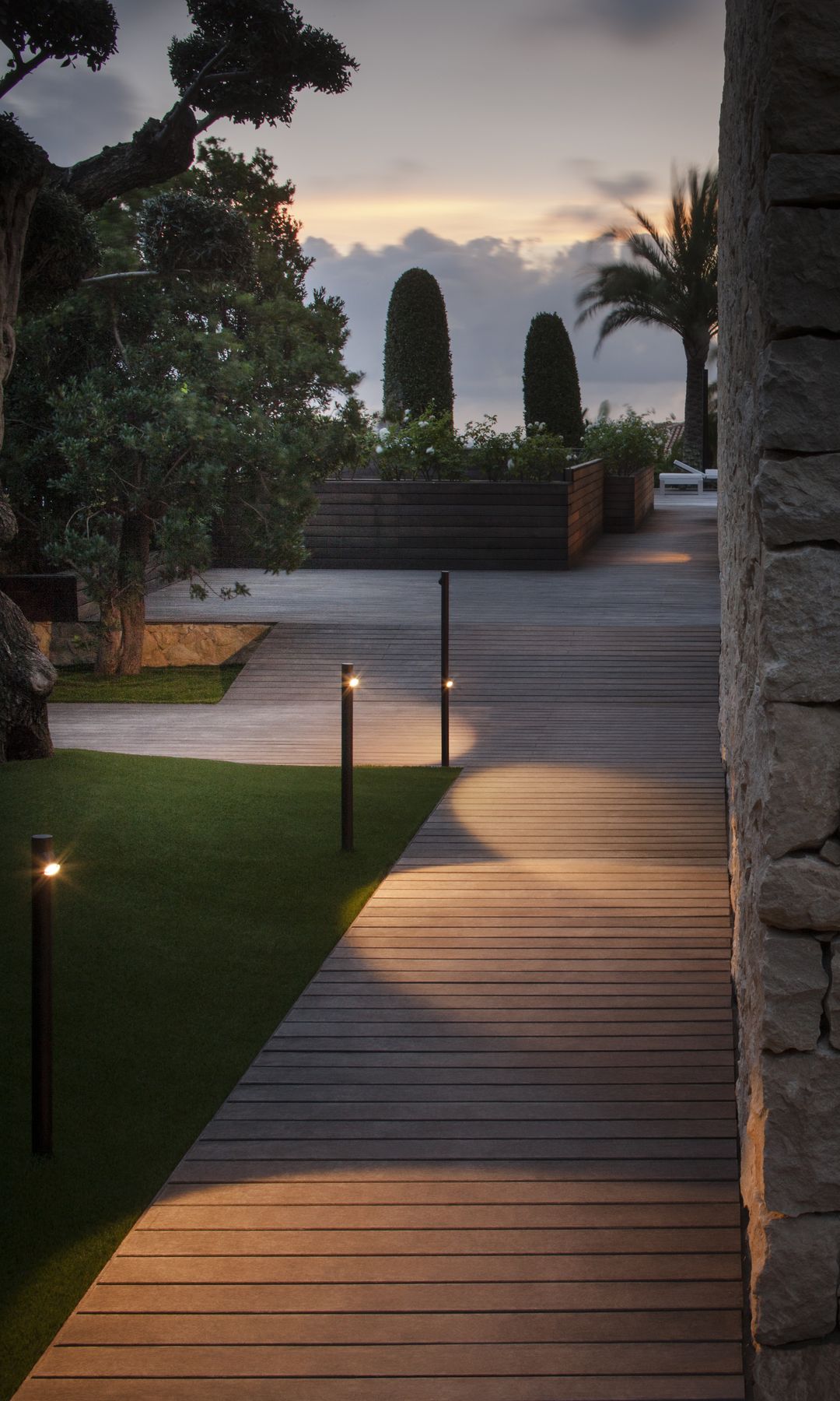 Baliza de iluminación exterior Bamboo de Vibia