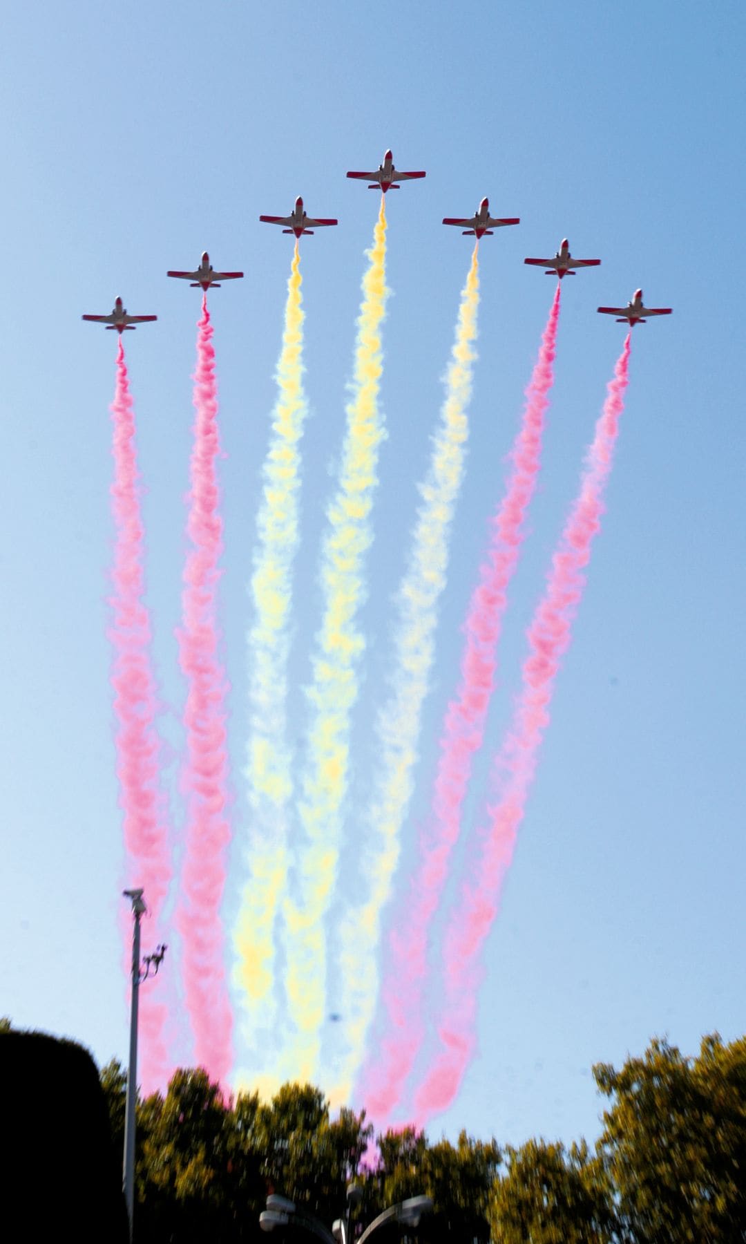 Celebración Día de la Hispanidad Patrulla Águila