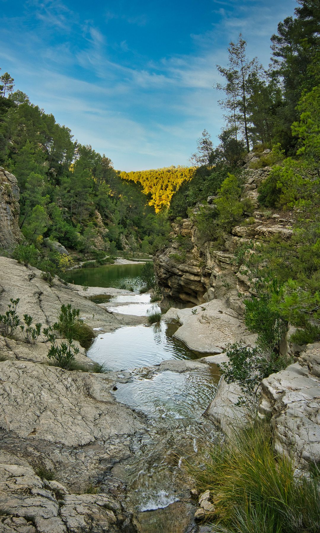 Piscinas naturales de los Charcos de Quesa, en Valencia