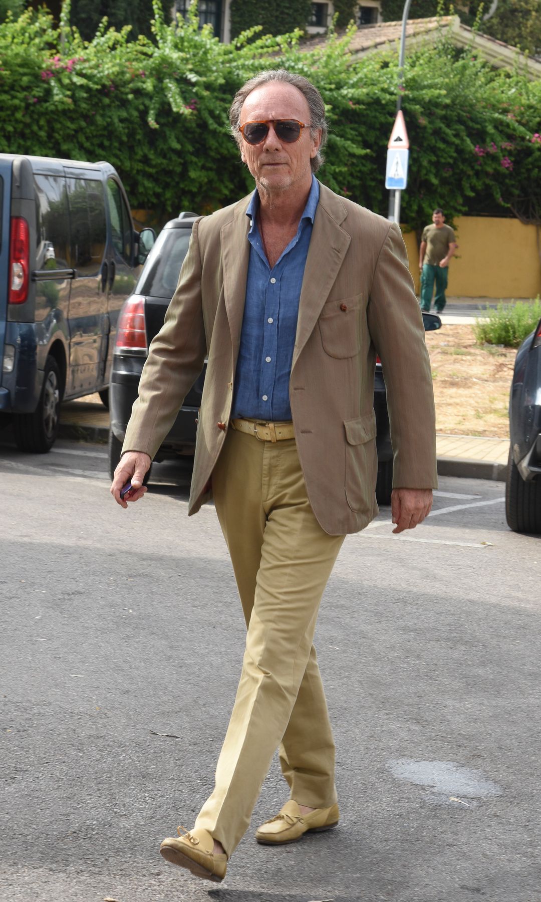 Pablo de Hohenlohe en la misa de Caritina Goyanes en Marbella, 27 de agosto de 2024