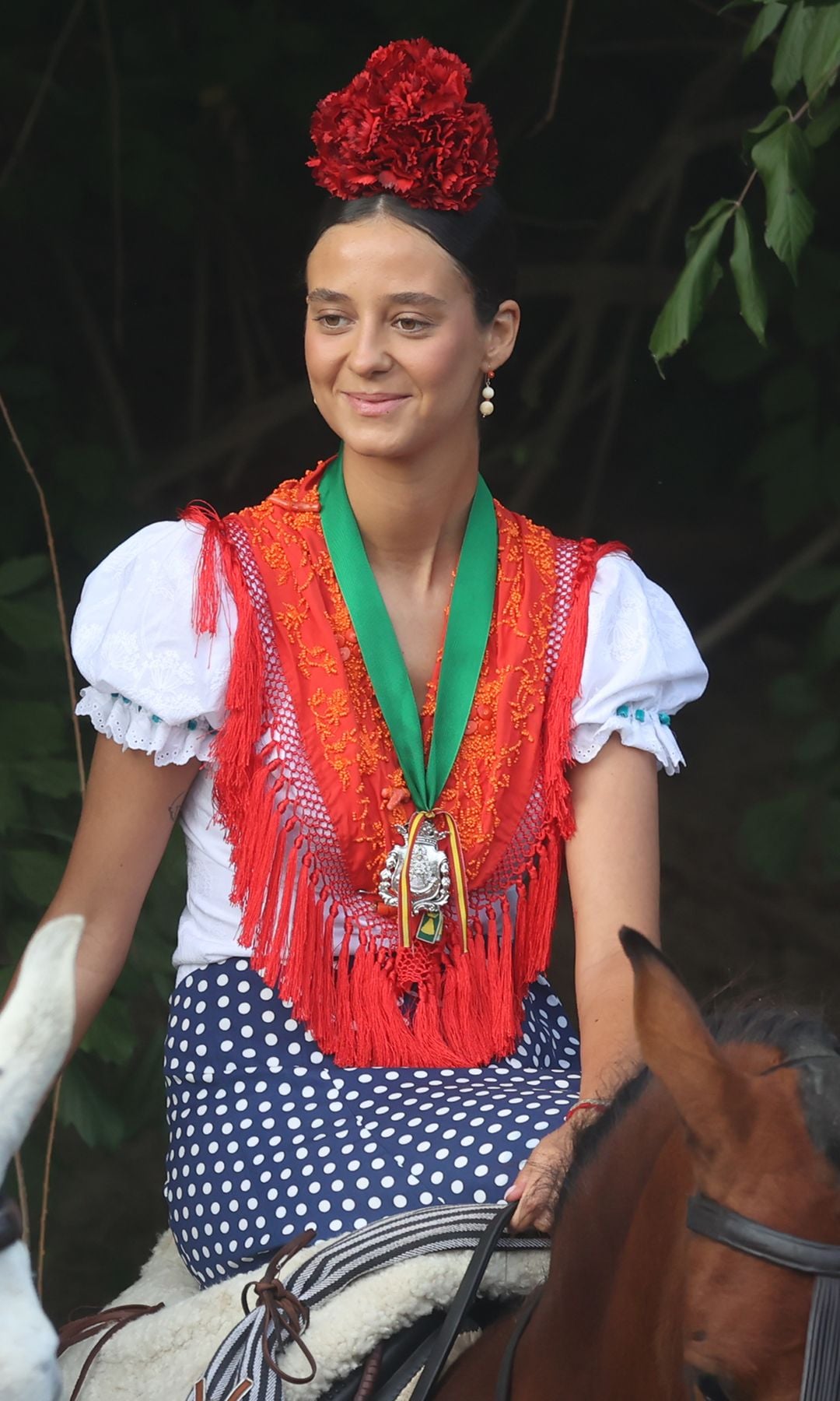 Victoria Federica durante la romería de El Rocío