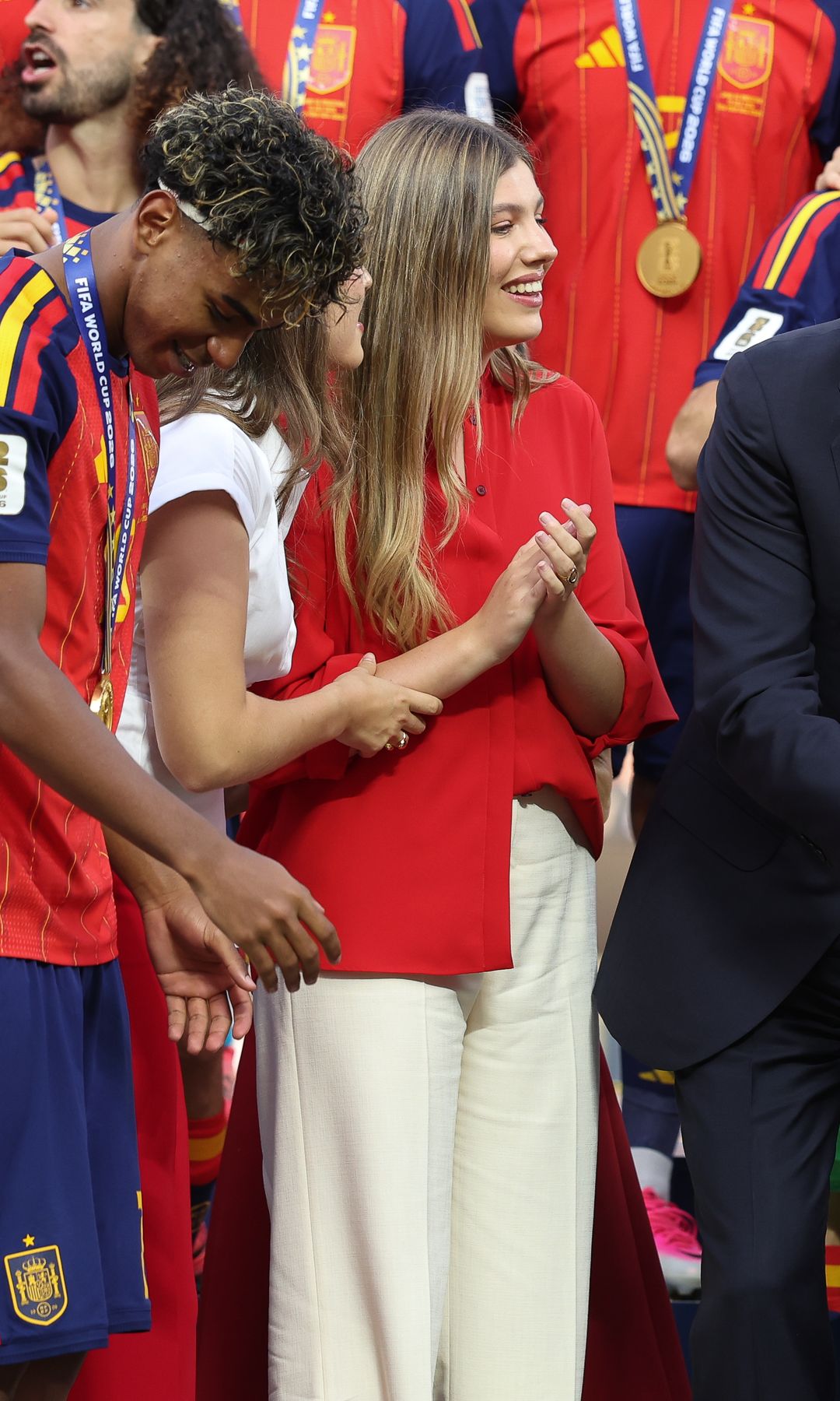 La infata Sofía en la final del Mundial 2026