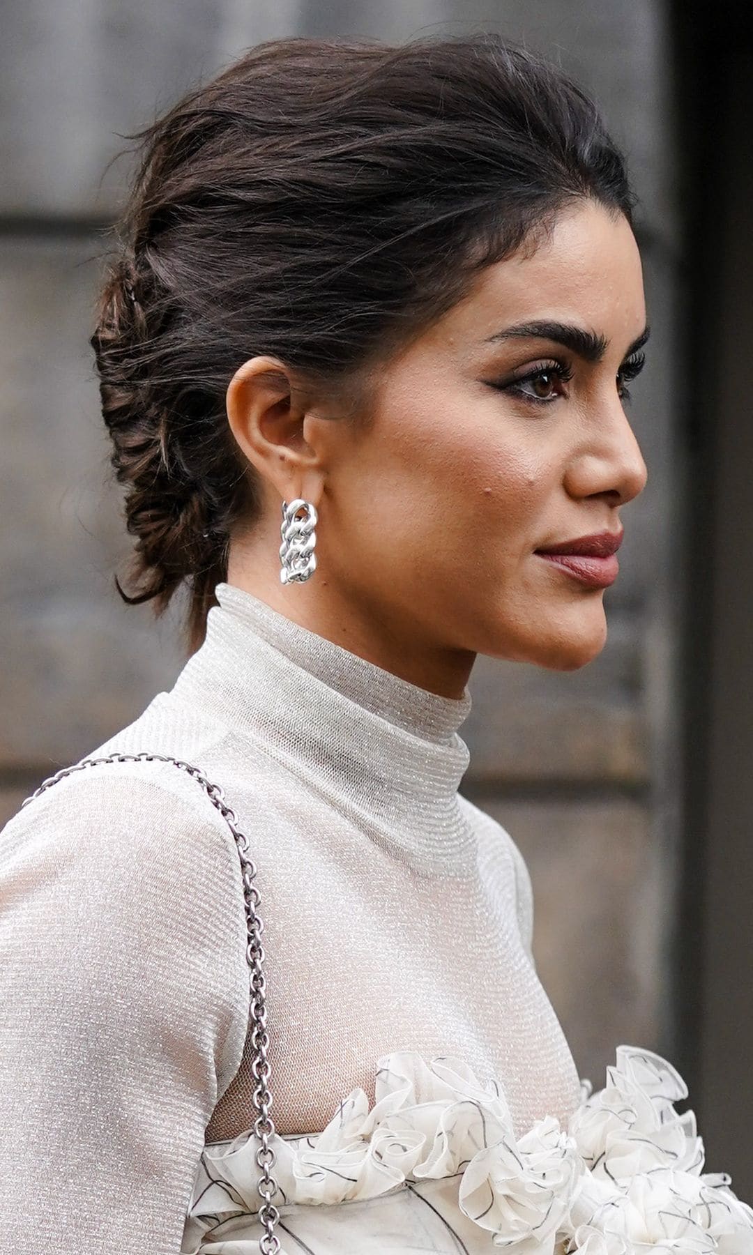  Recogido francés con textura