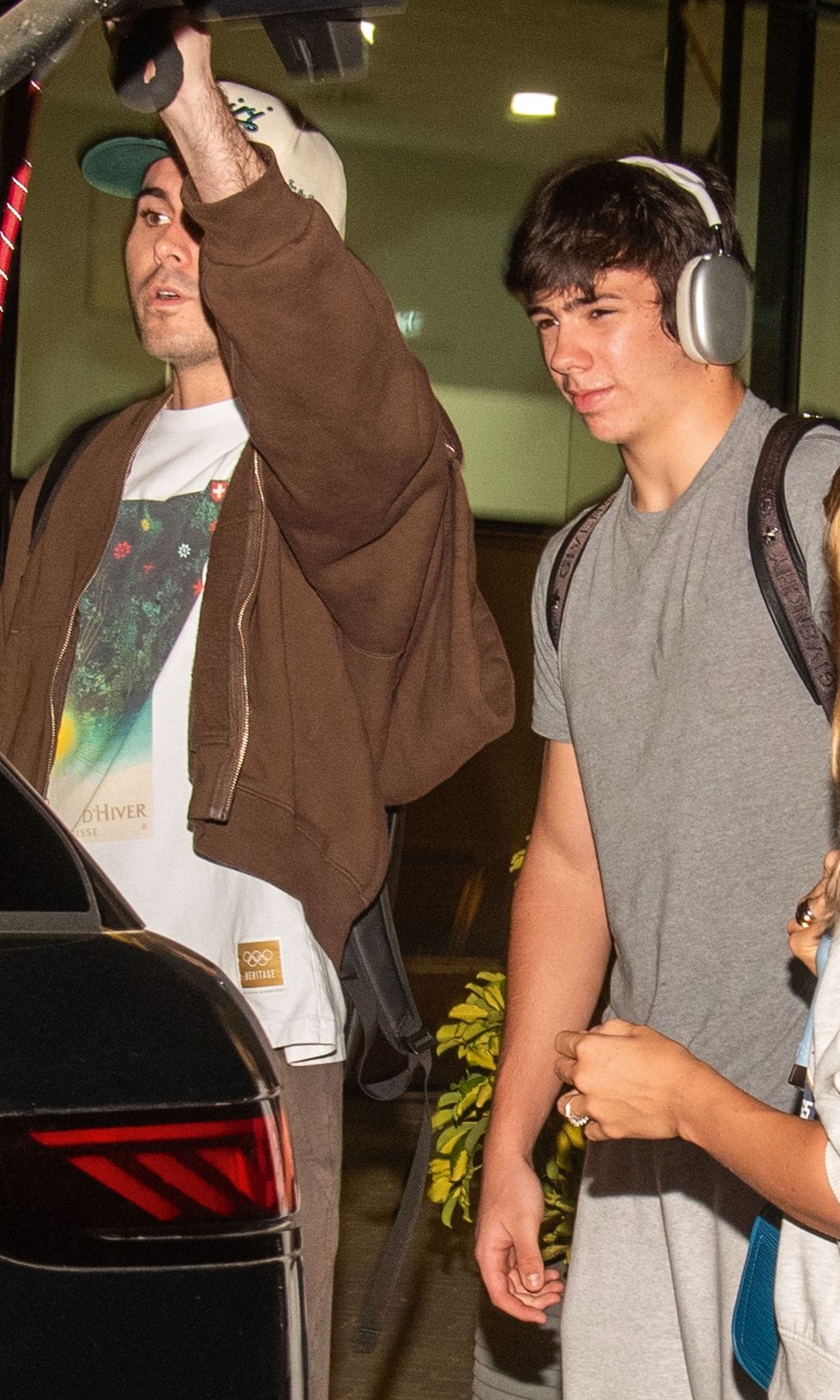 Guillermo, con su hermano Miguel