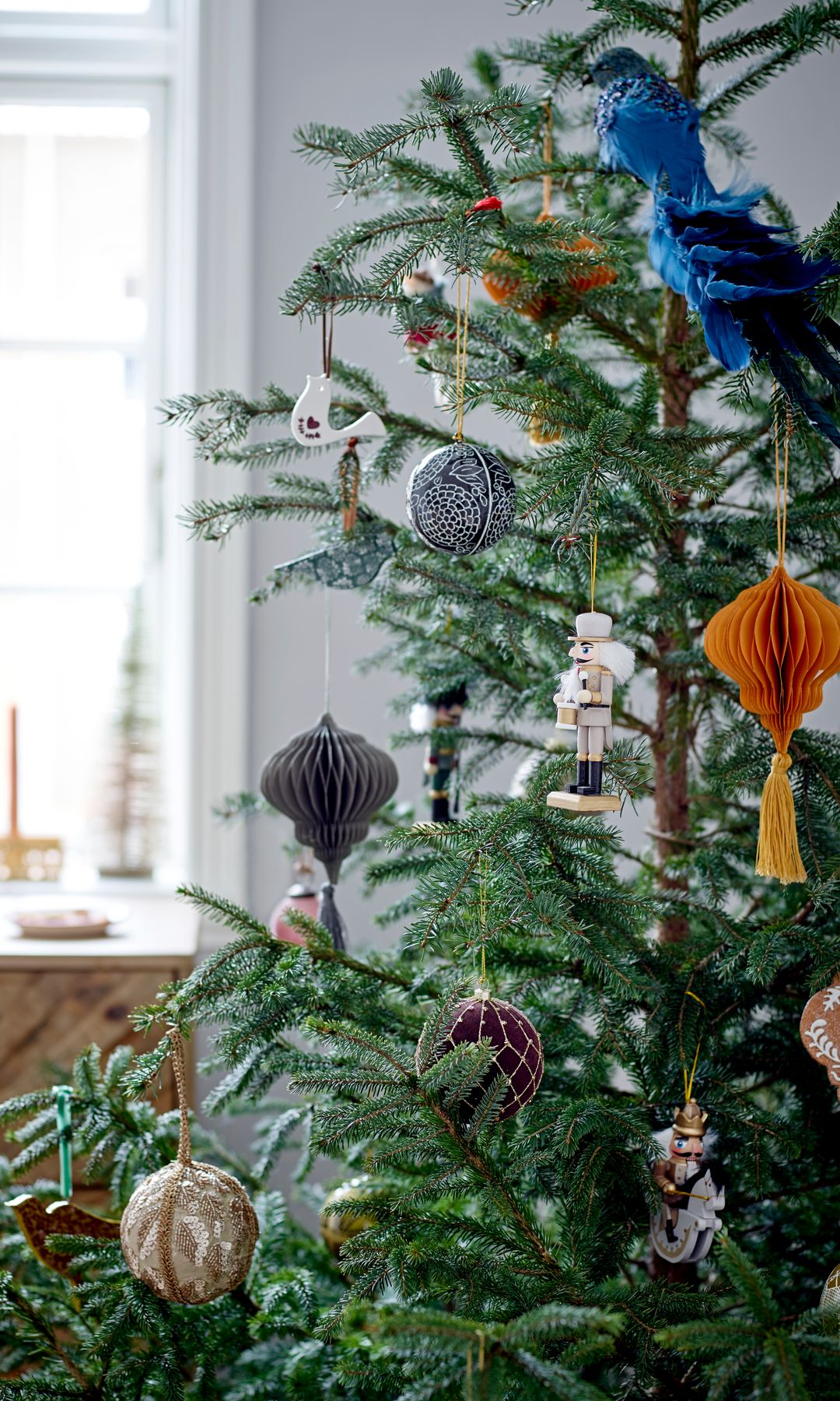 Detalle árbol navideño