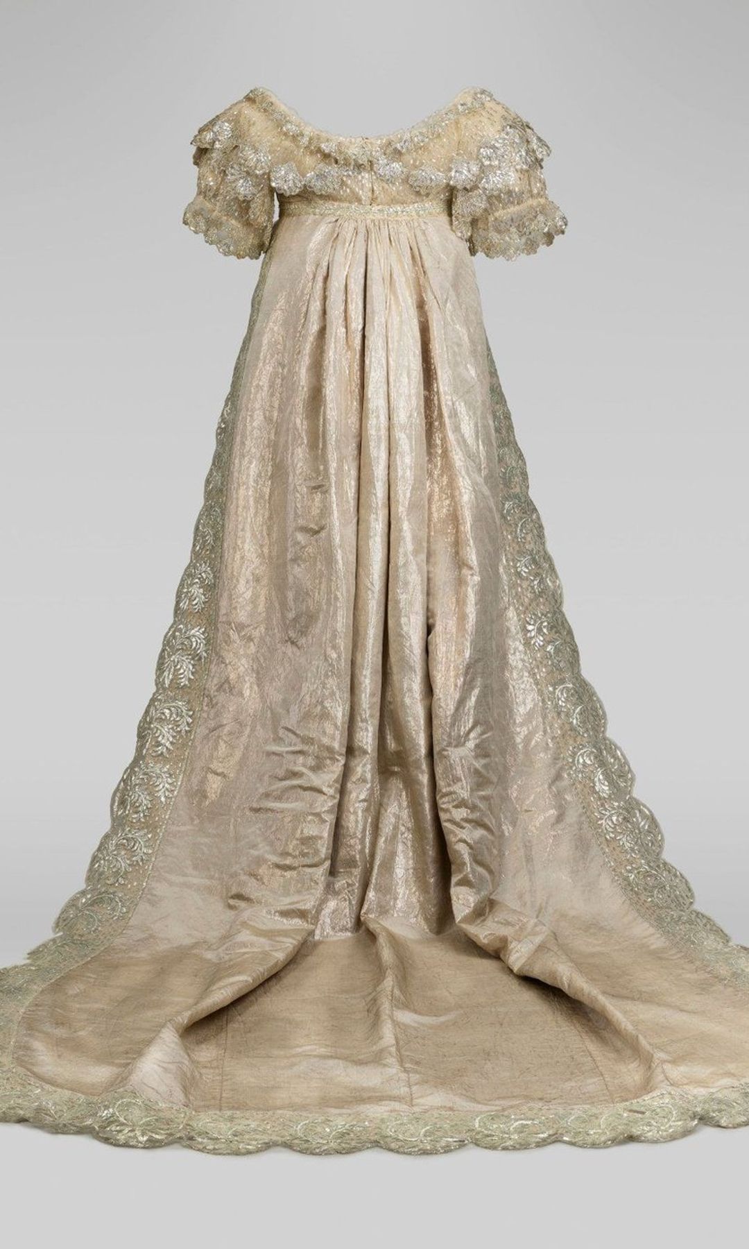 Detalle del vestido de novia de la princesa Carlota de Gales