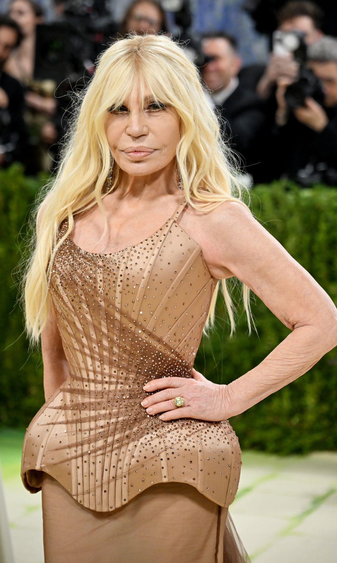 Donatella Versace en la  Met Gala 2026