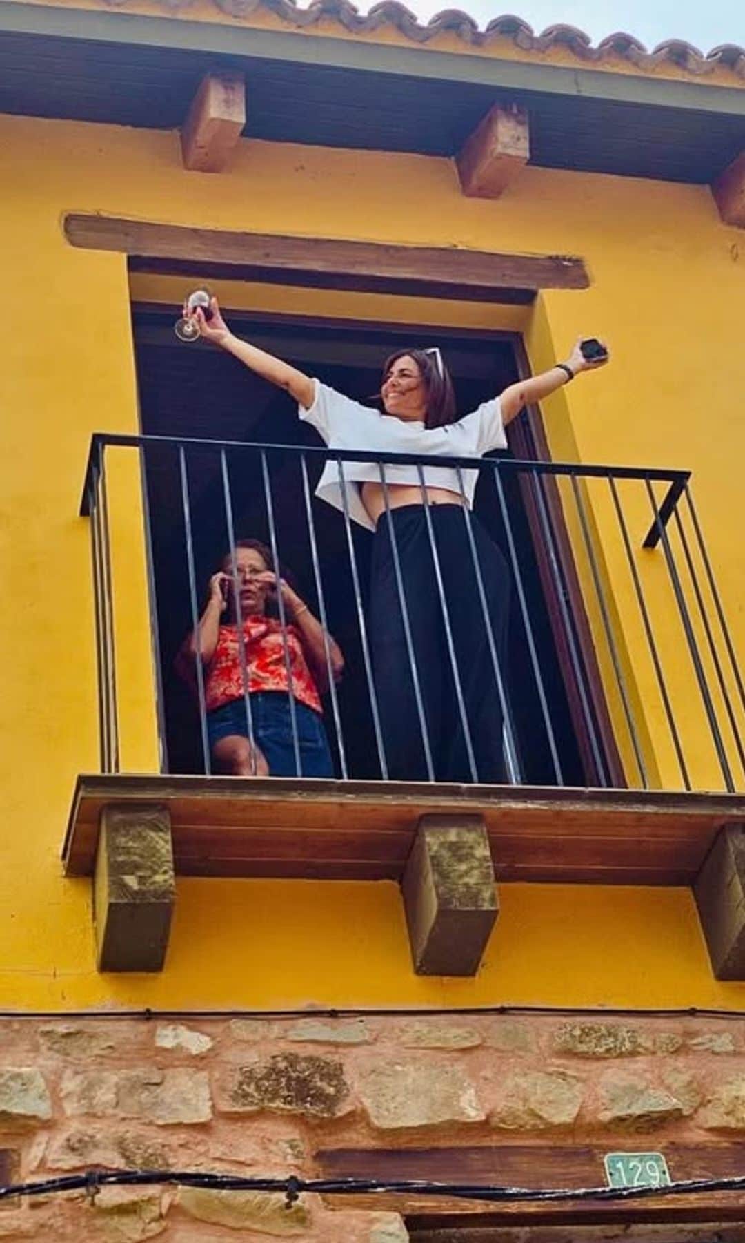 Nuria Roca, de vacaciones con sus amigos