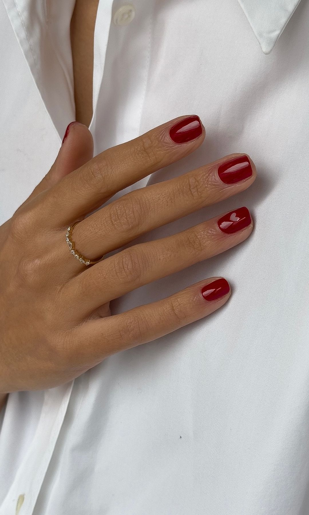 Manicura roja