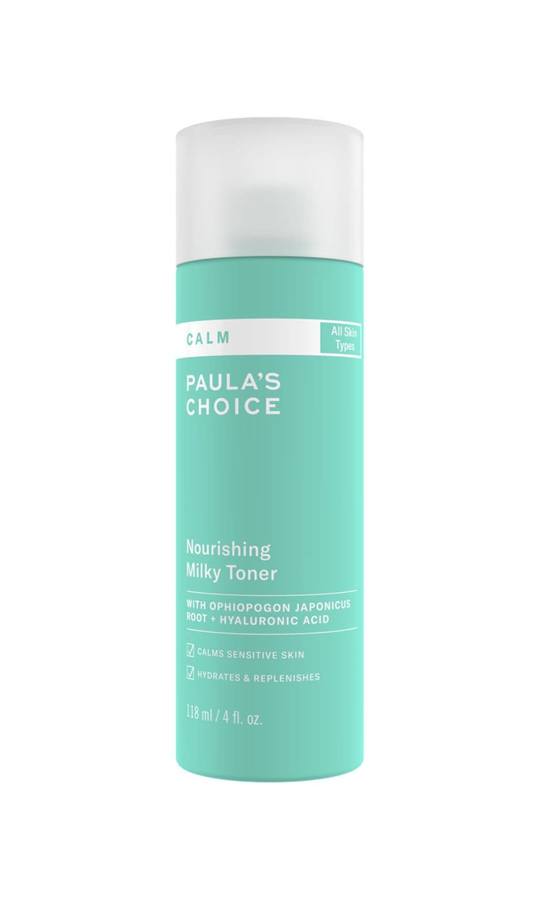 Calmante y cremoso, hidrata y calma rojeces, refuerza la barrera cutánea y el microbioma: 'Nourishing Milky Toner' (28,05 €), de Paula’s Choice