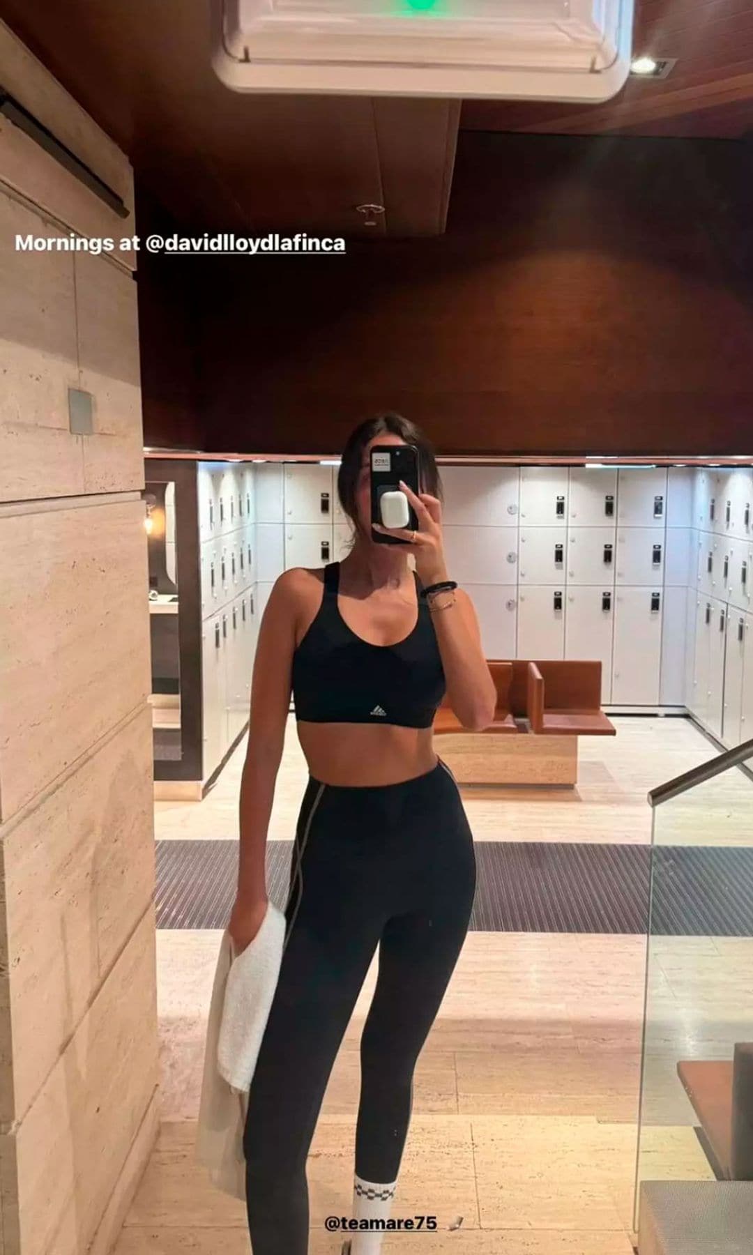 El entrenamiento de Victoria Federica