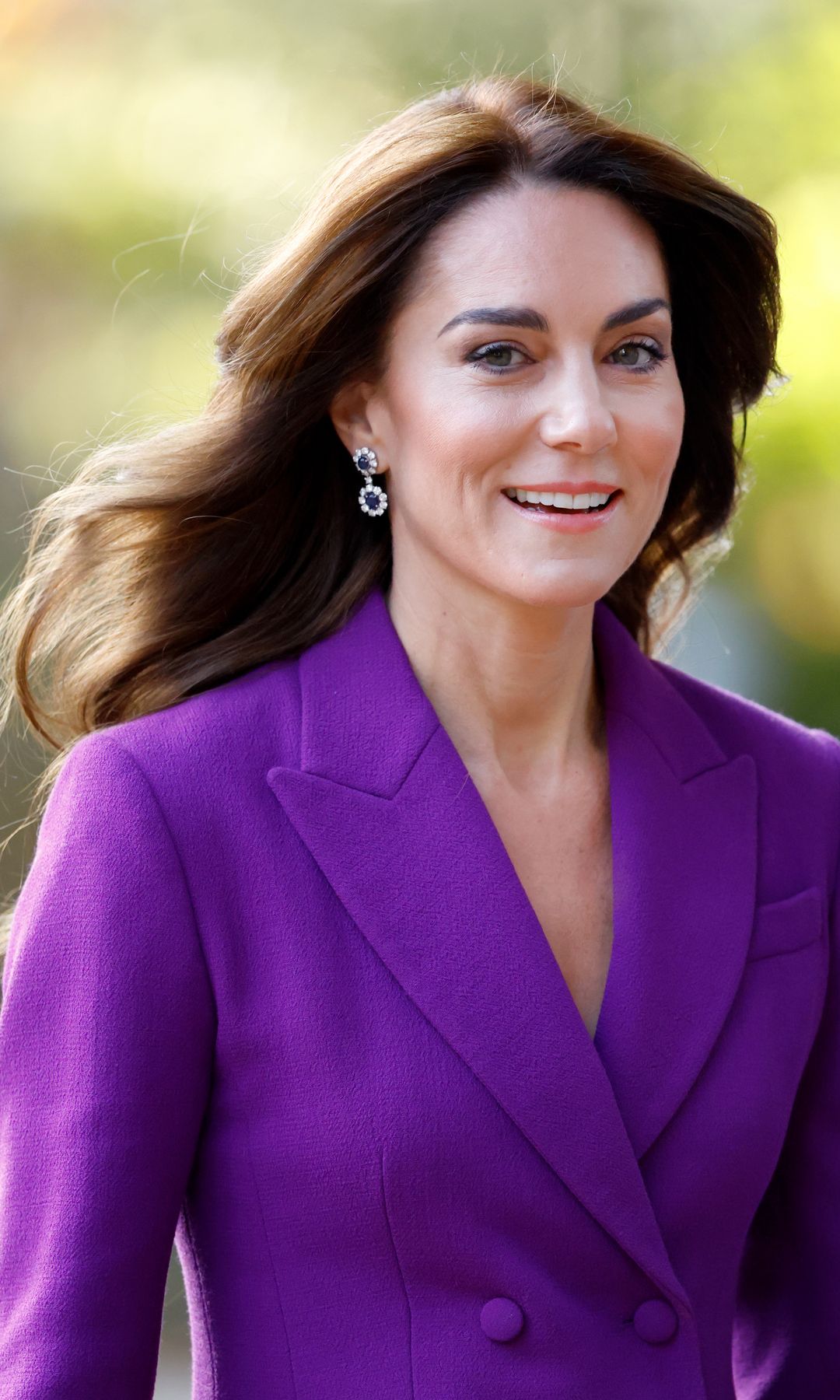 Kate Middleton llega al Simposio Nacional “Shaping Us” en el Design Museum el 15 de noviembre de 2023 en Londres, Inglaterra.