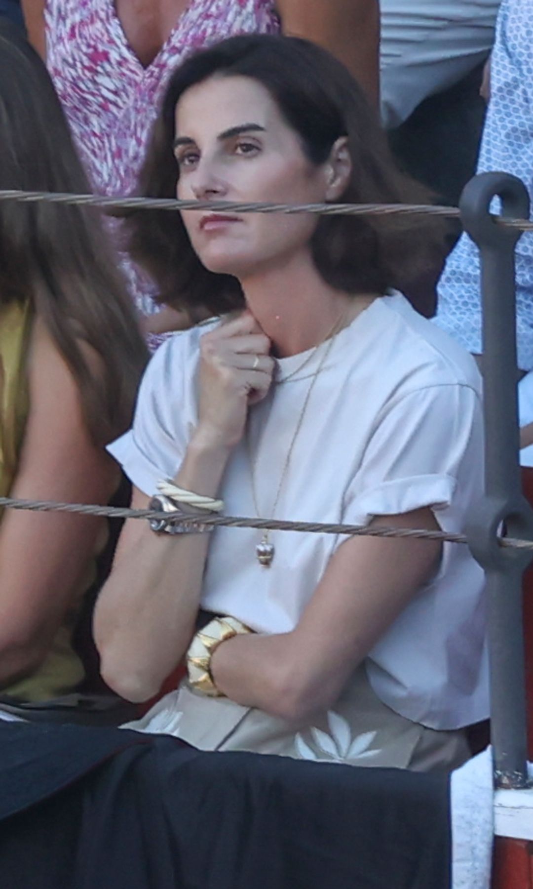 Rosario Domecq attending bullfighting fair in Puerto de Santa Maria in Cadiz on Sunday, 02 August 2026.