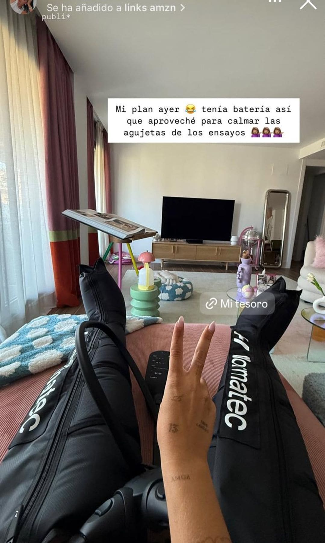 Laura Escanes presoterapie en casa