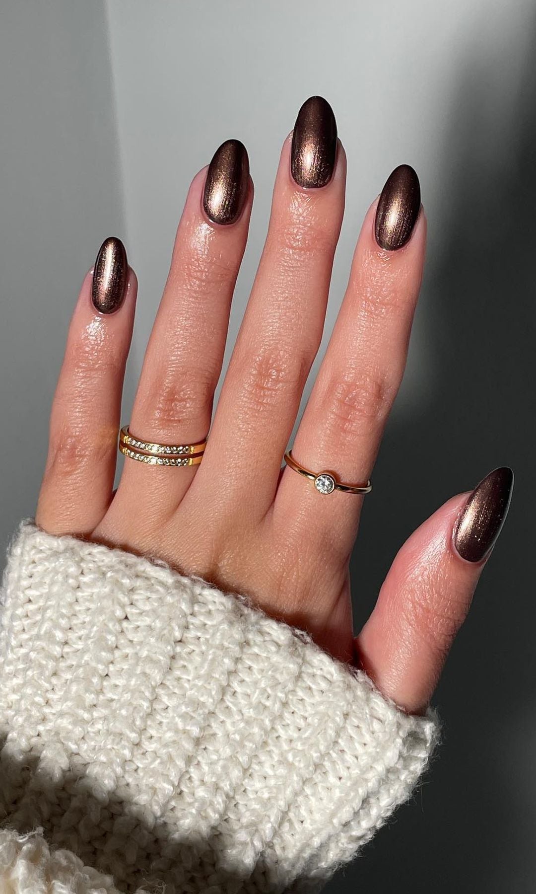 Manicura marrón