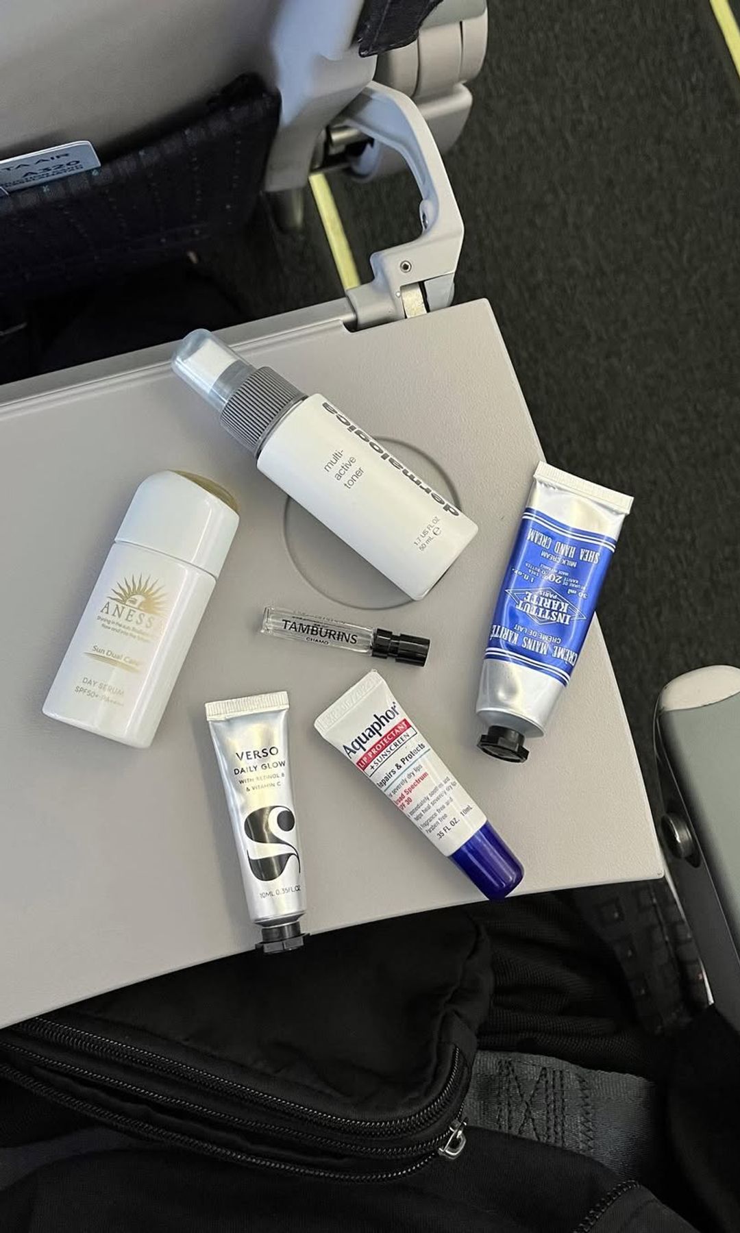 In flight skincare