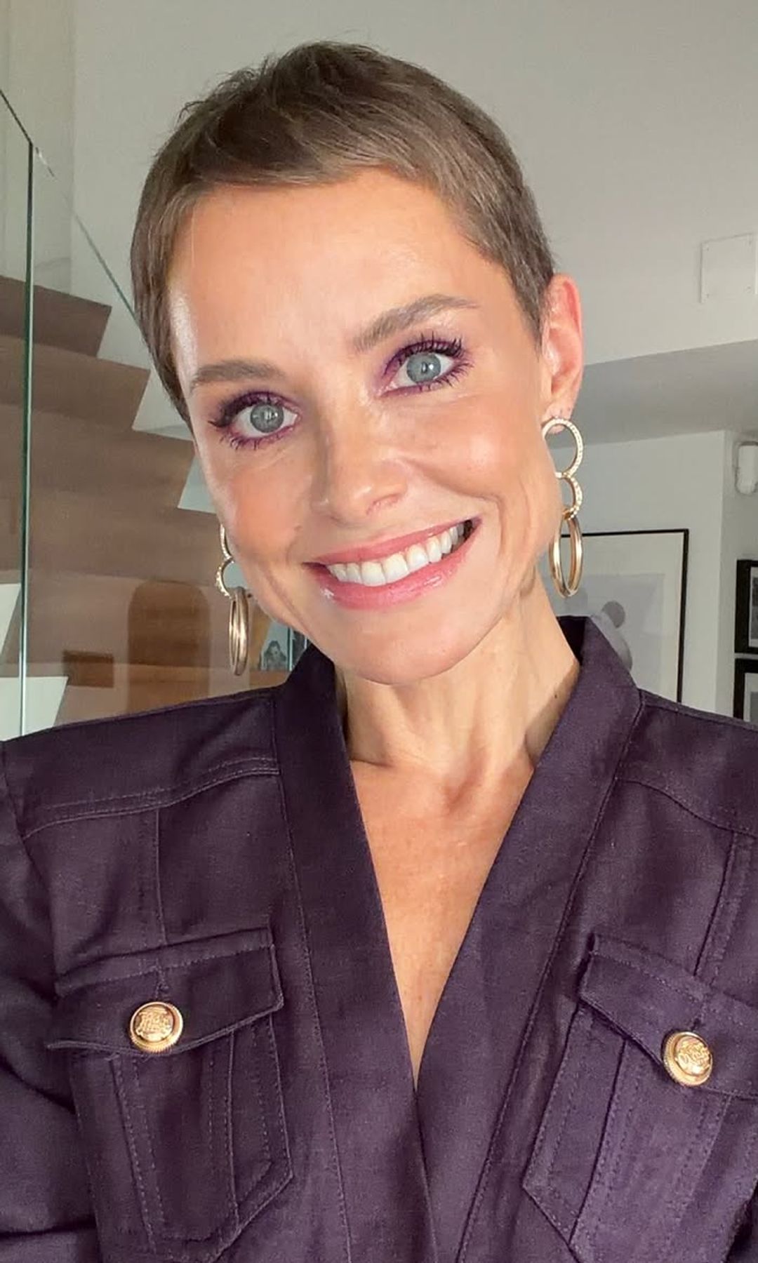 Soraya Arnelas con su color de pelo natural