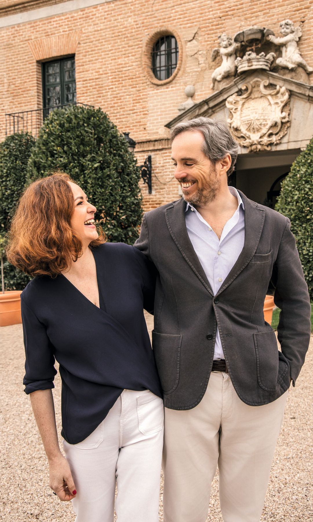 Rita Figueroa con su marido