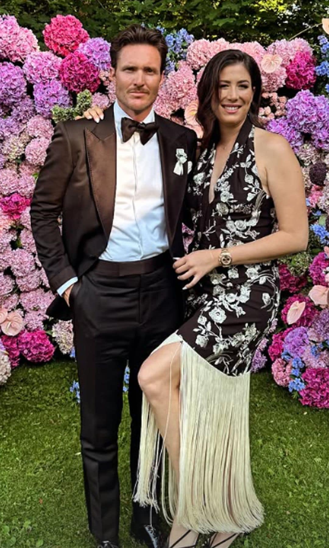Garbiñe Muguruza en una boda