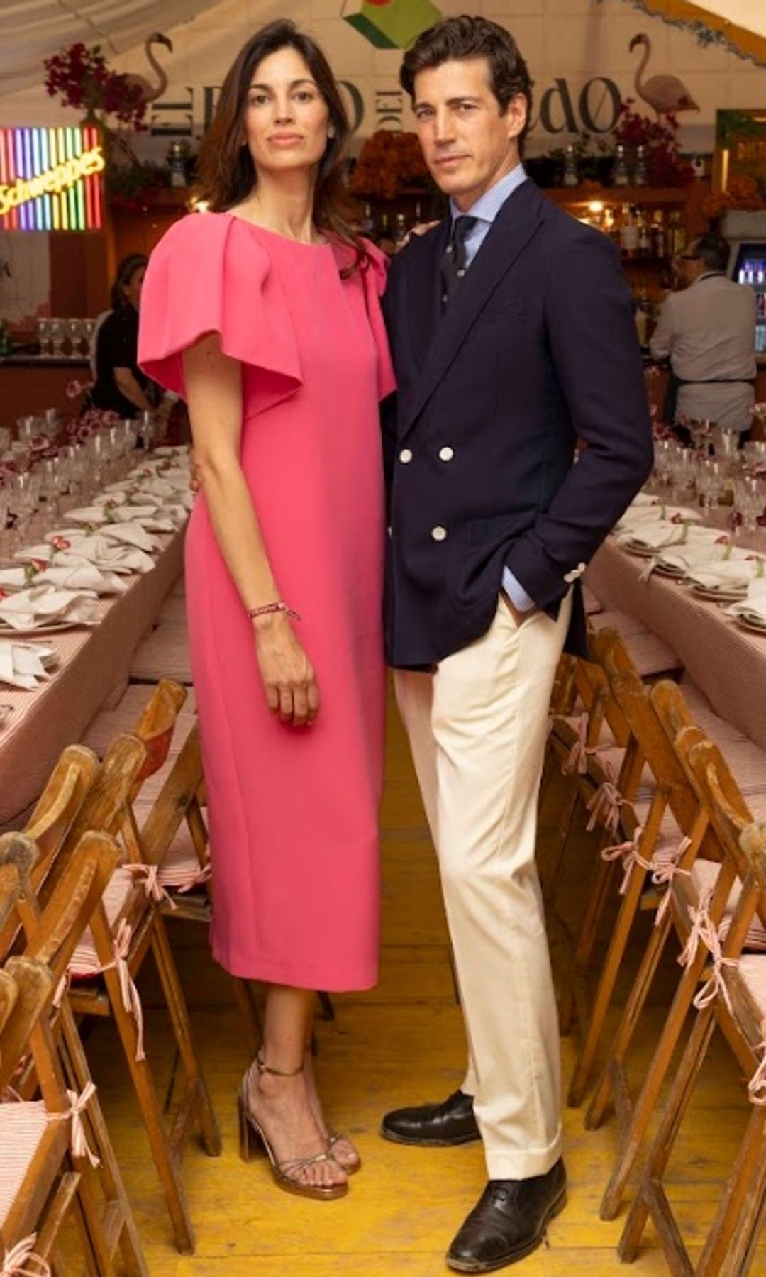 Oriol Elcacho y su mujer, Davinia Pelegrí, uno de los matrimonios más elegantes