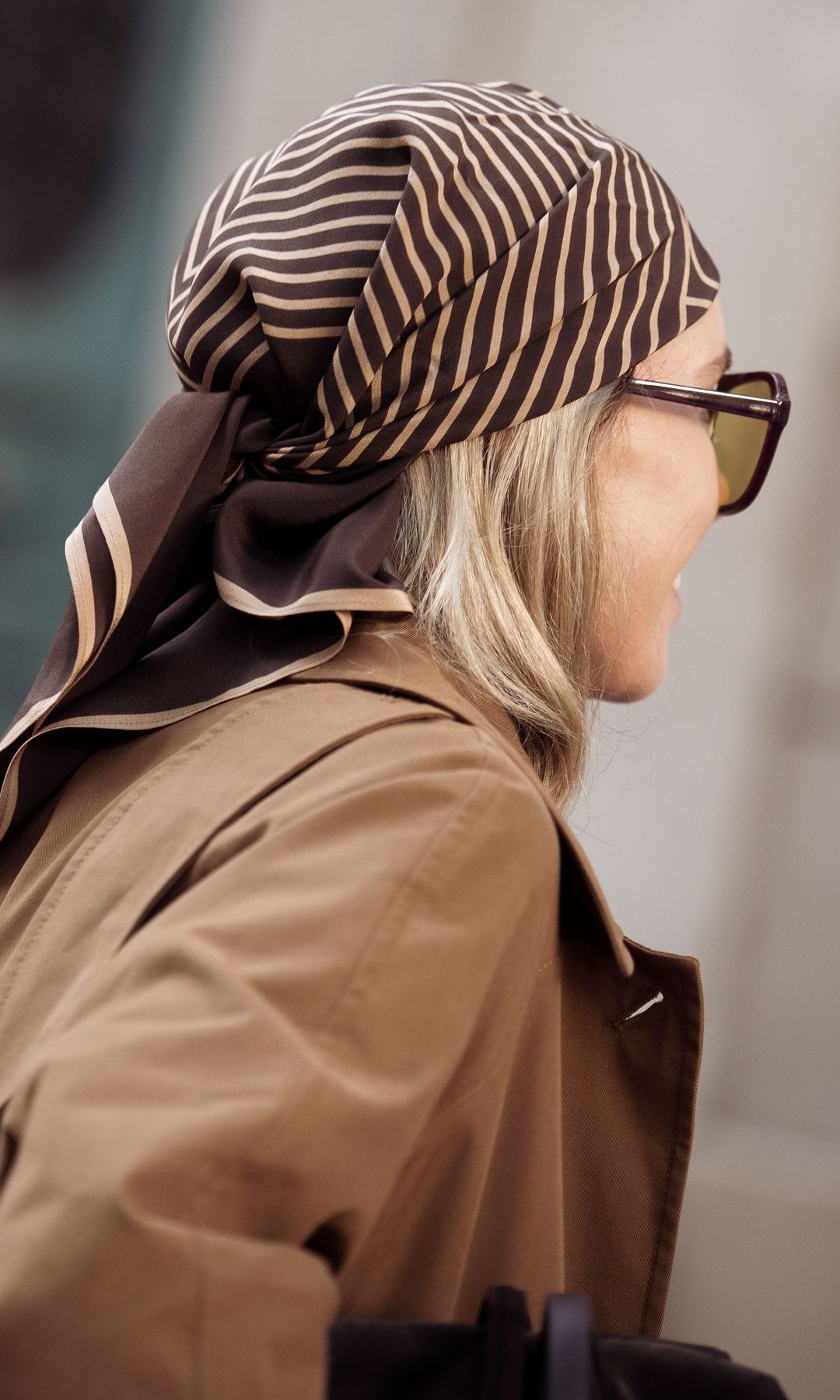 Mujer con pañuelo sobre la cabeza