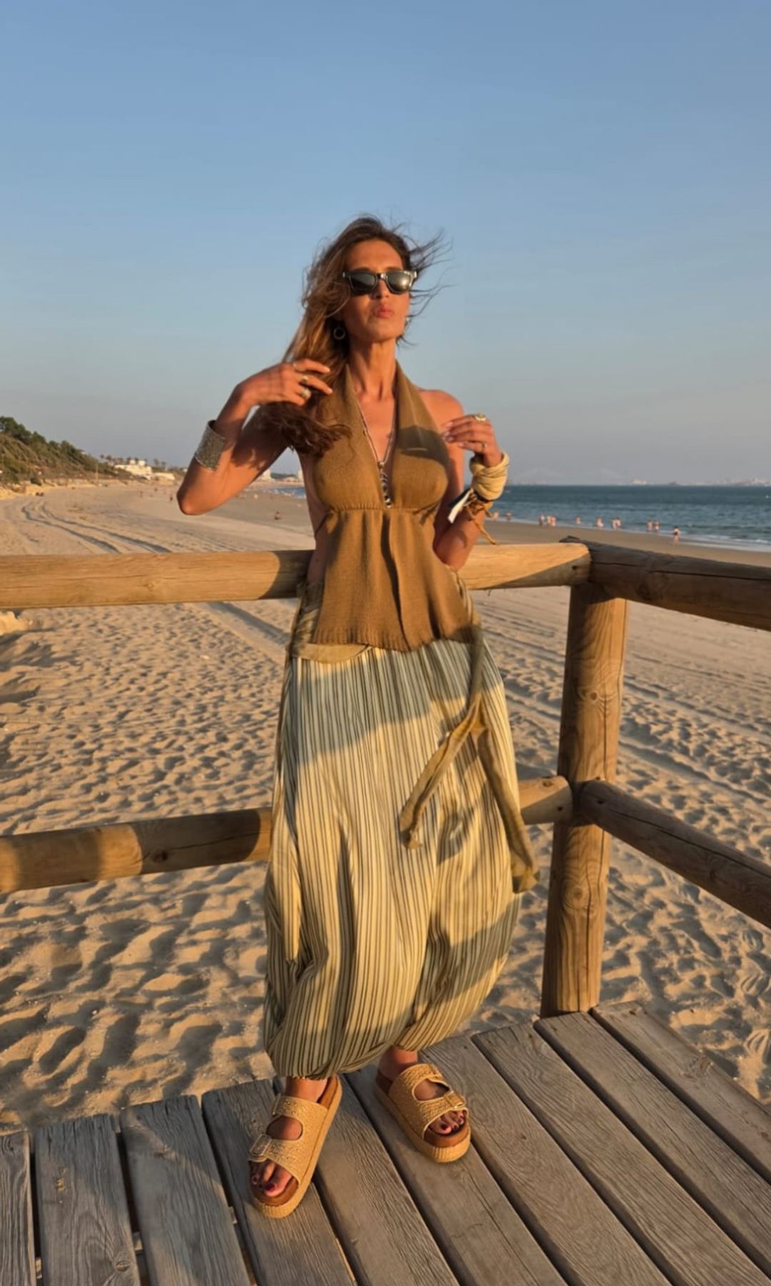 Sara Carbonero de vacaciones en Cádiz