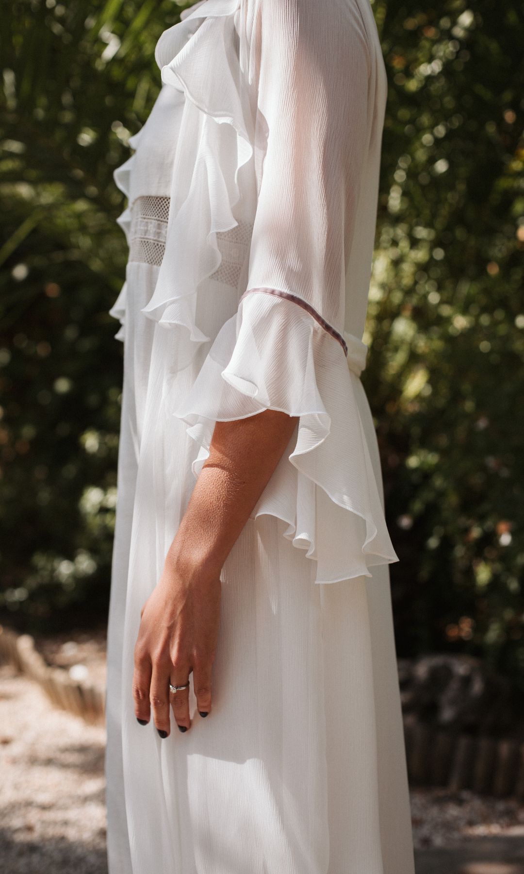 Camisón de novia de verano