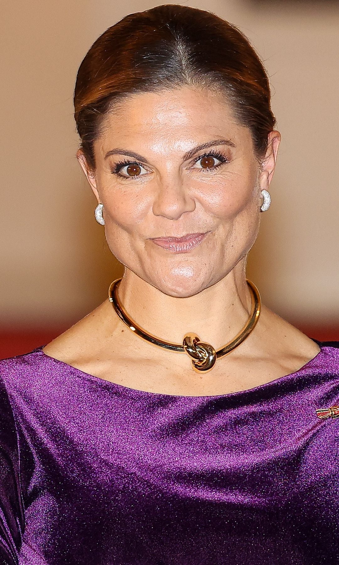 Victoria de Suecia en la cena para los jefes de estado en Dinamarca en 2024