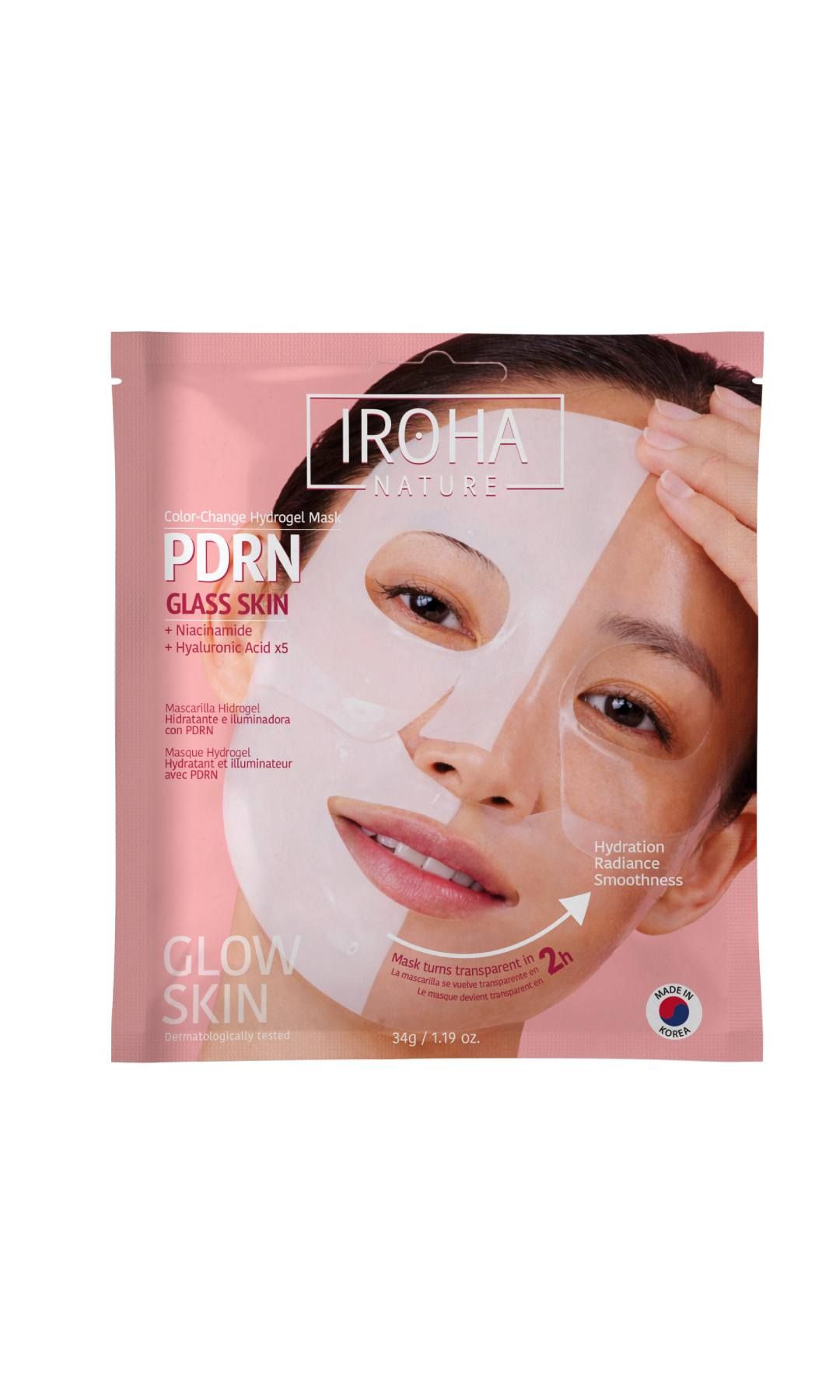 Mascarilla Glass Skin PDRN (5,95€), Iroha Nature
