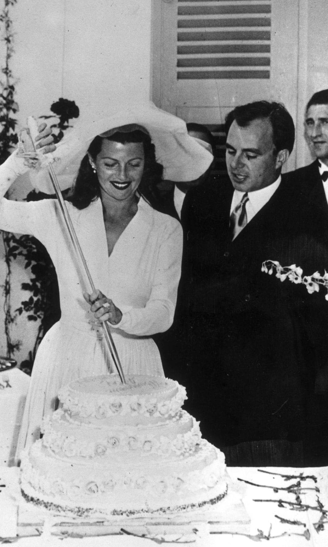 Tartas de boda de actrices de Hollywood Rita Hayworth