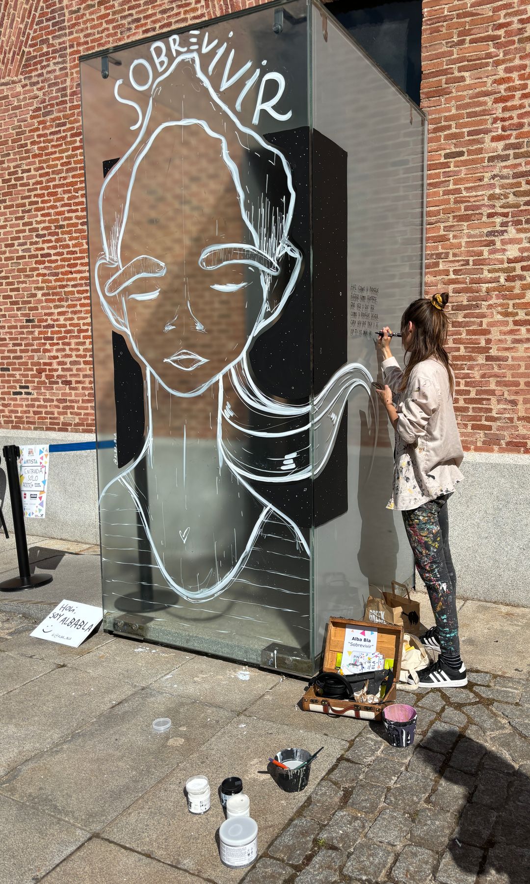Pinta Malasaña 2024, arte urbano en Madrid.