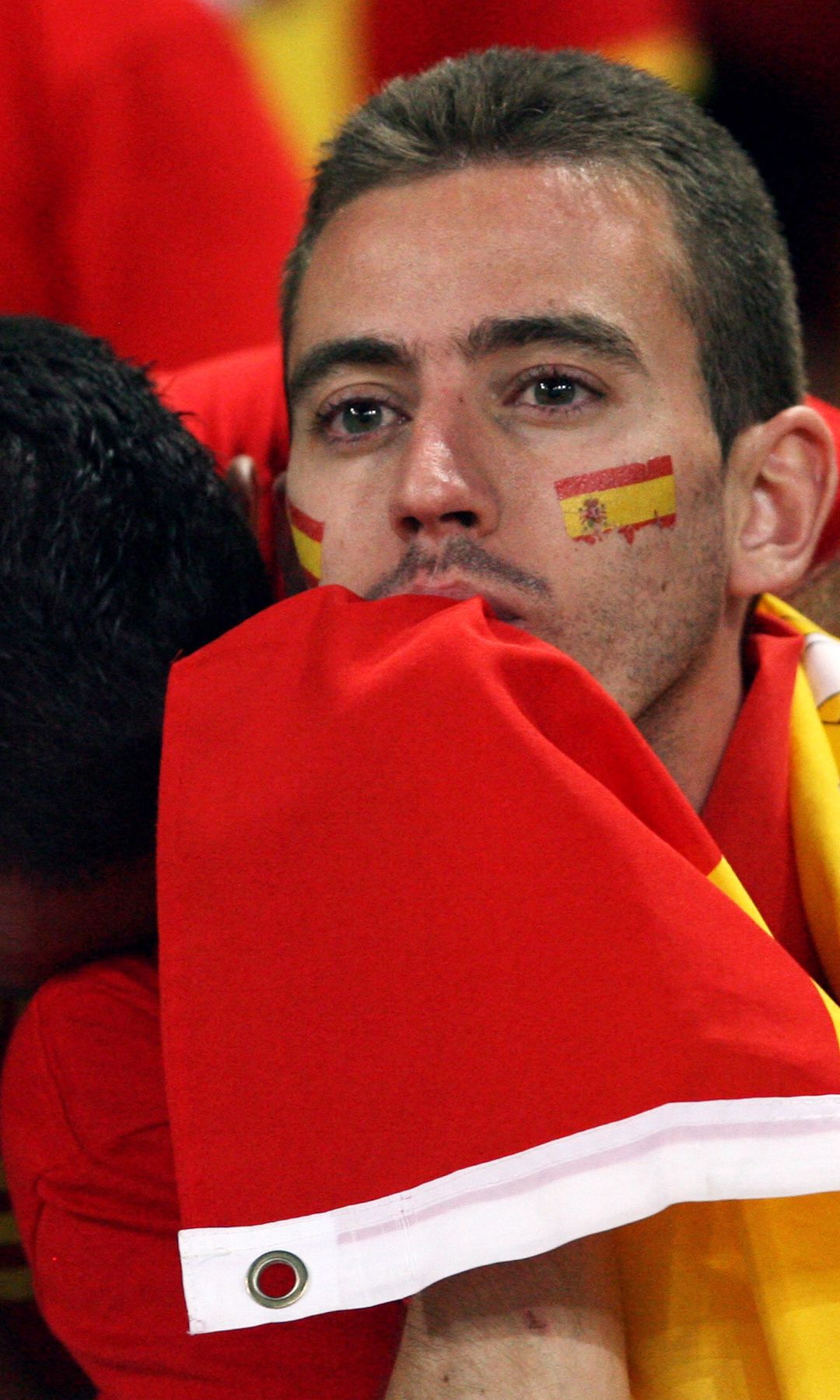 Seguidor España llorando
