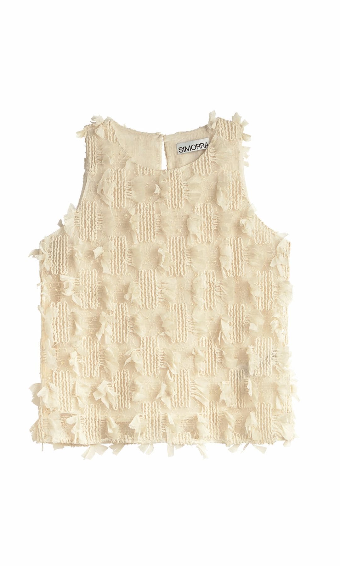 Cuerpo con escote halter (168 €), de Simorra.