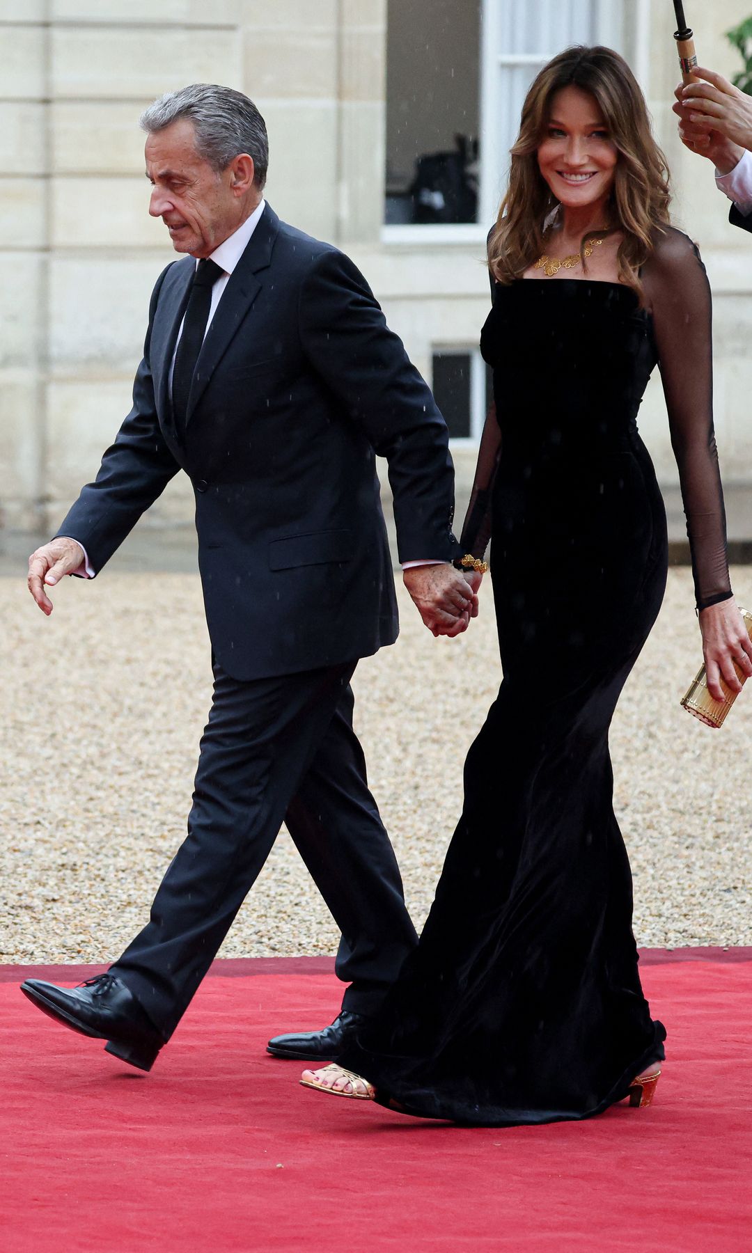 Carla Bruni cena de Estado en el Eliseo