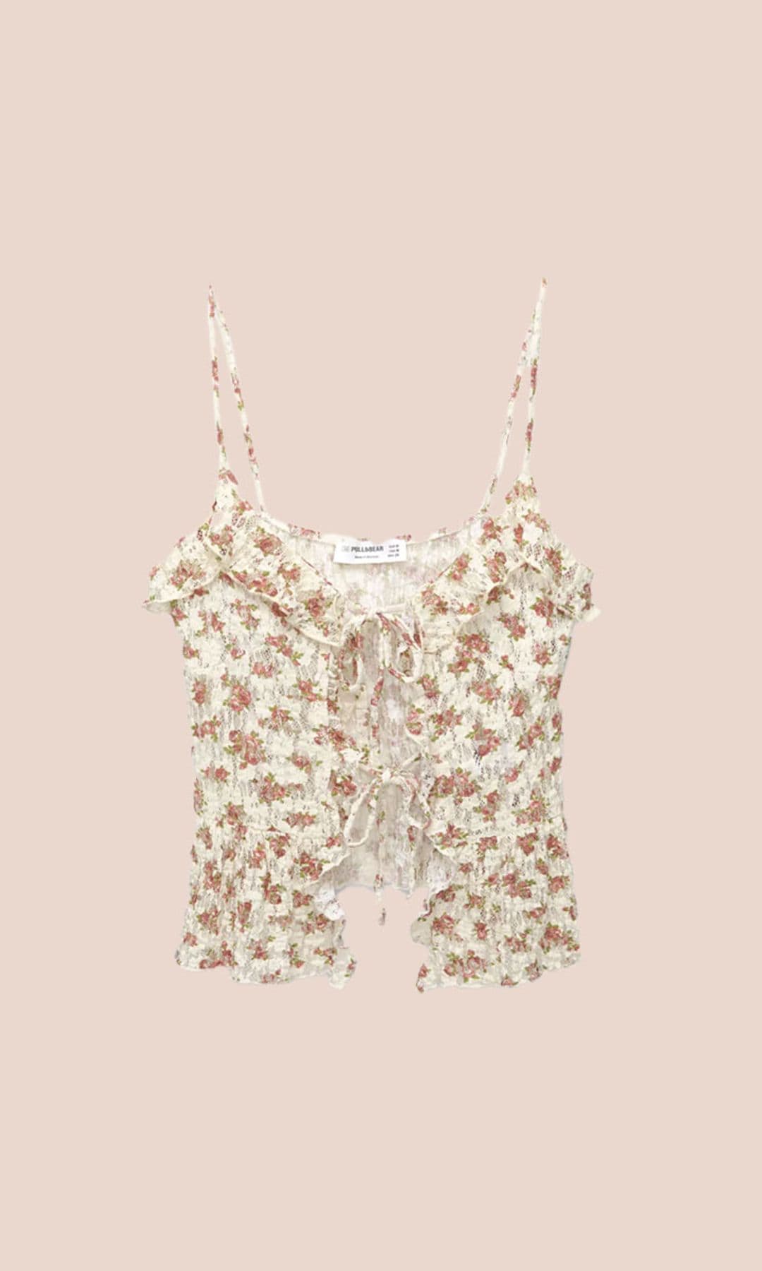 Blusa encaje Pull & Bear