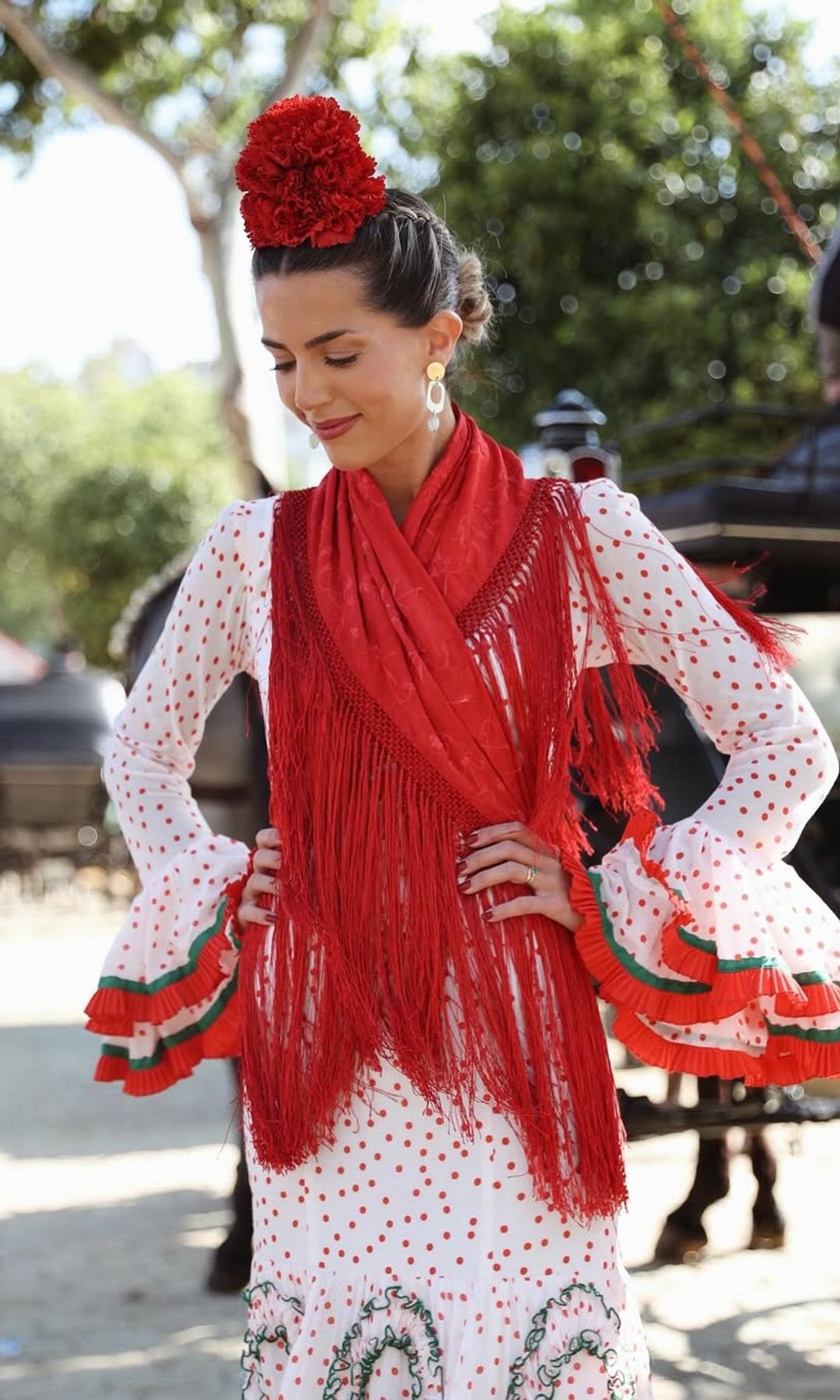 Rocio Millan en la Feria de Abril