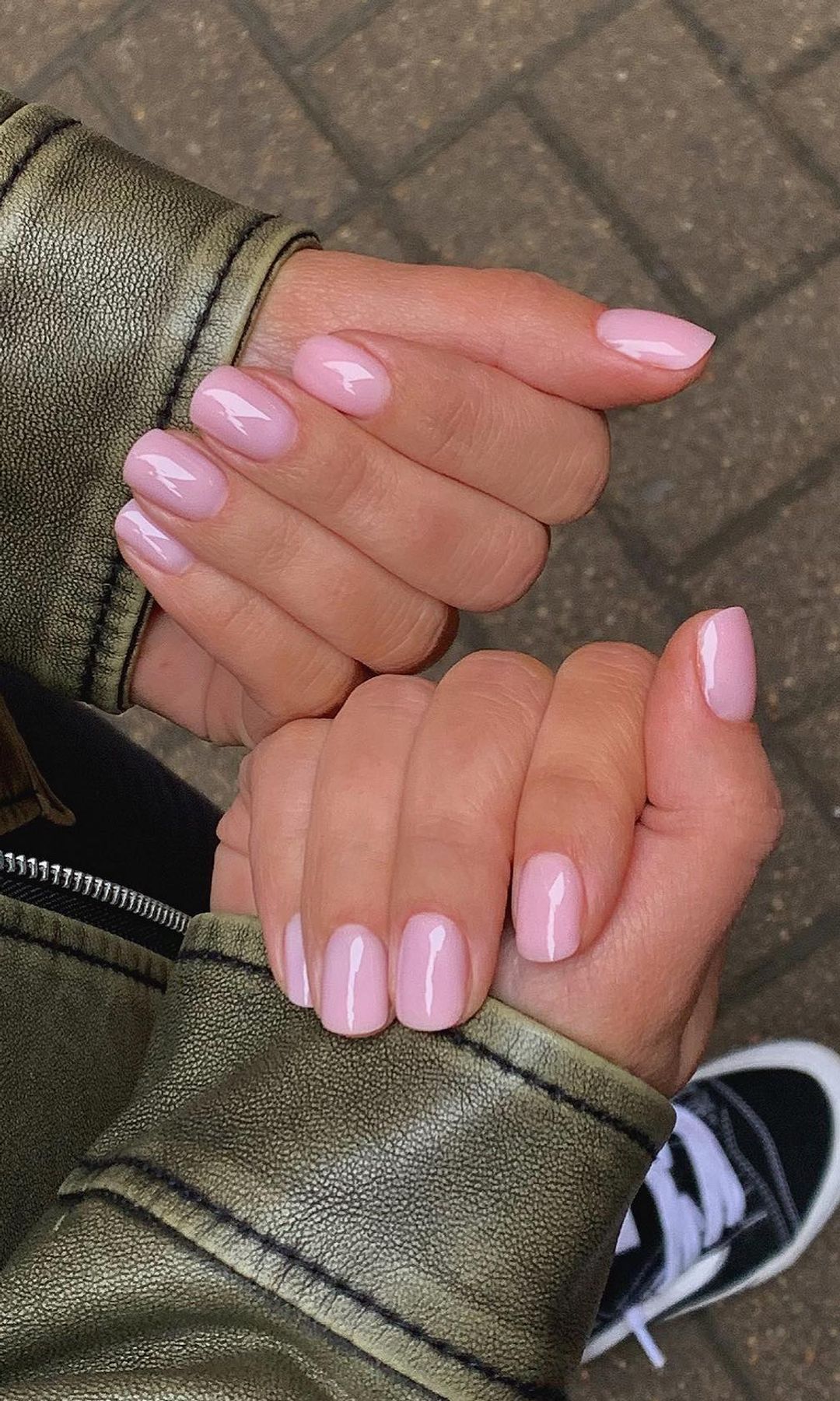 Manicura rosa