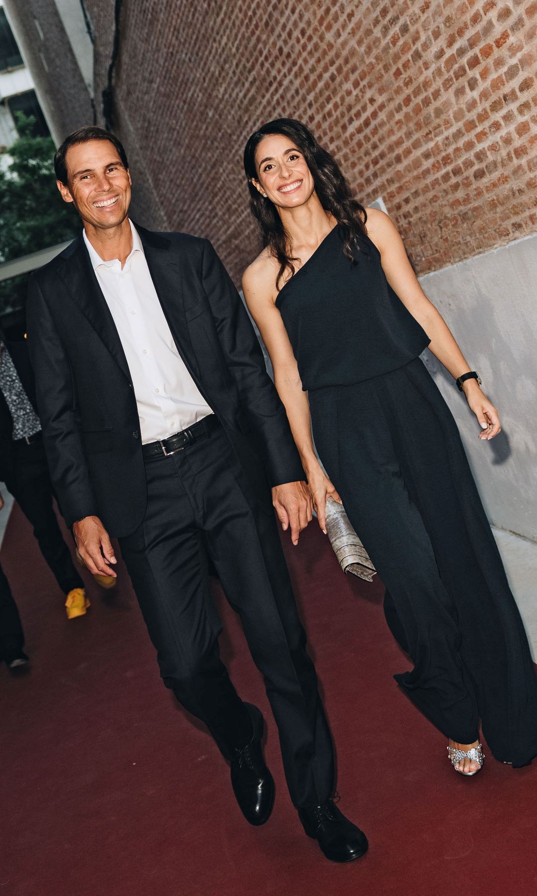 Otra imagen de Rafa Nadal y Mery Perelló, radiantes y felices en una noche inolvidable