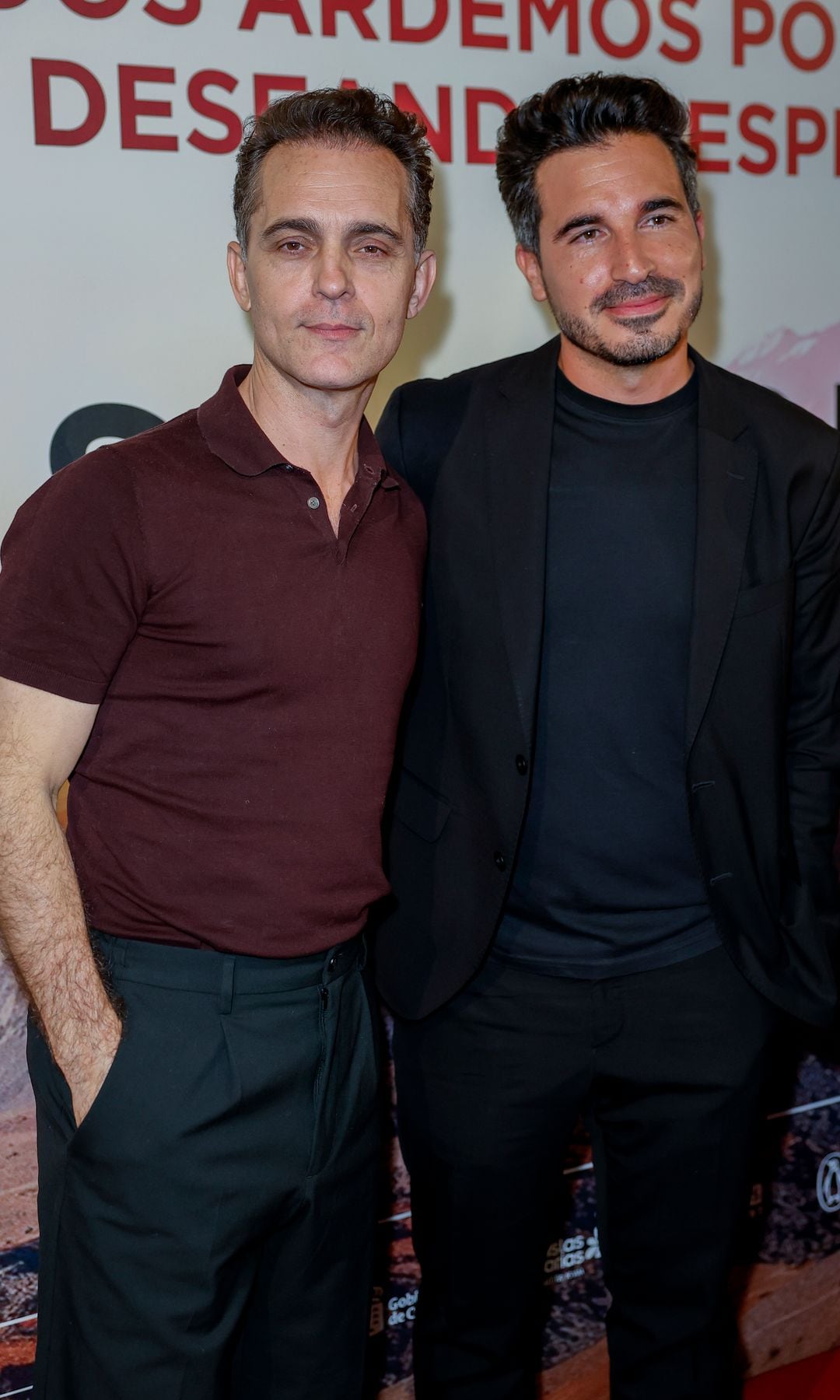 Javier Castillo y Pedro Alonso durante la presentación de la octava novela del escritor