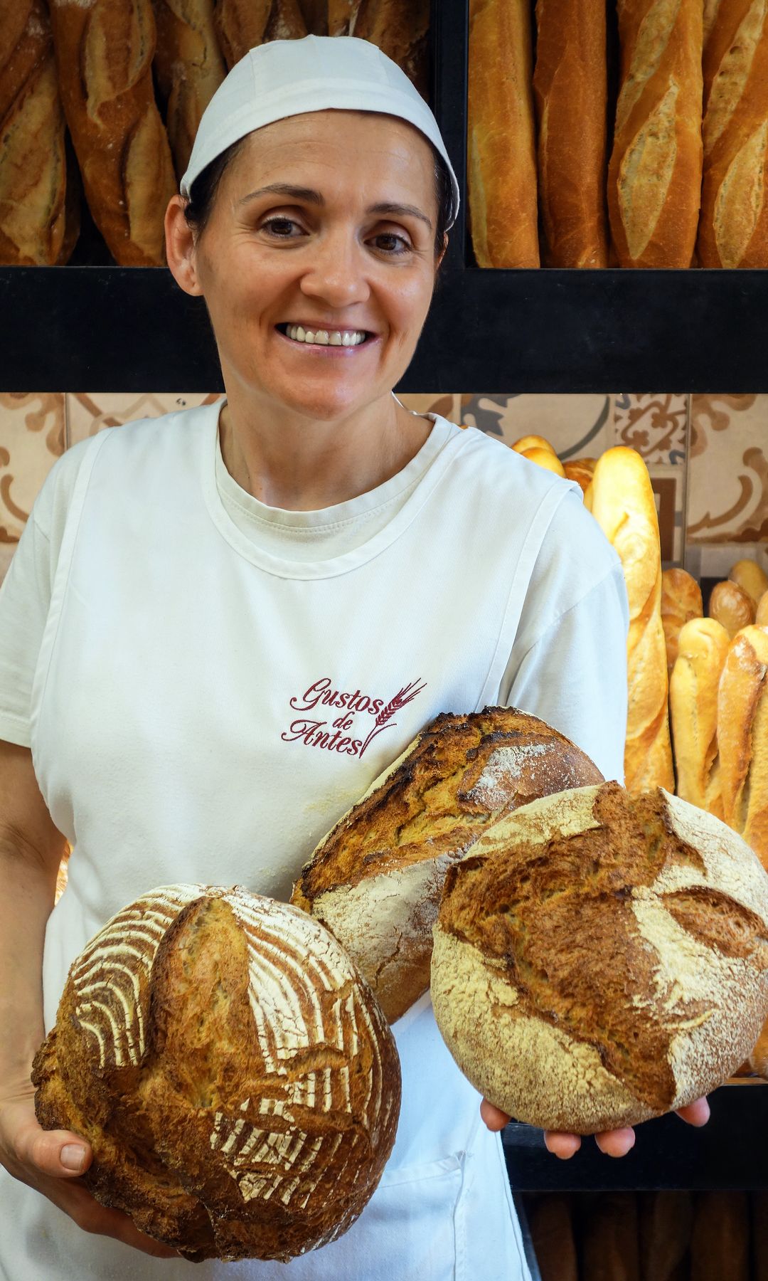 Irene Gómez, panadería Gustos de Antes en Sigüenza.